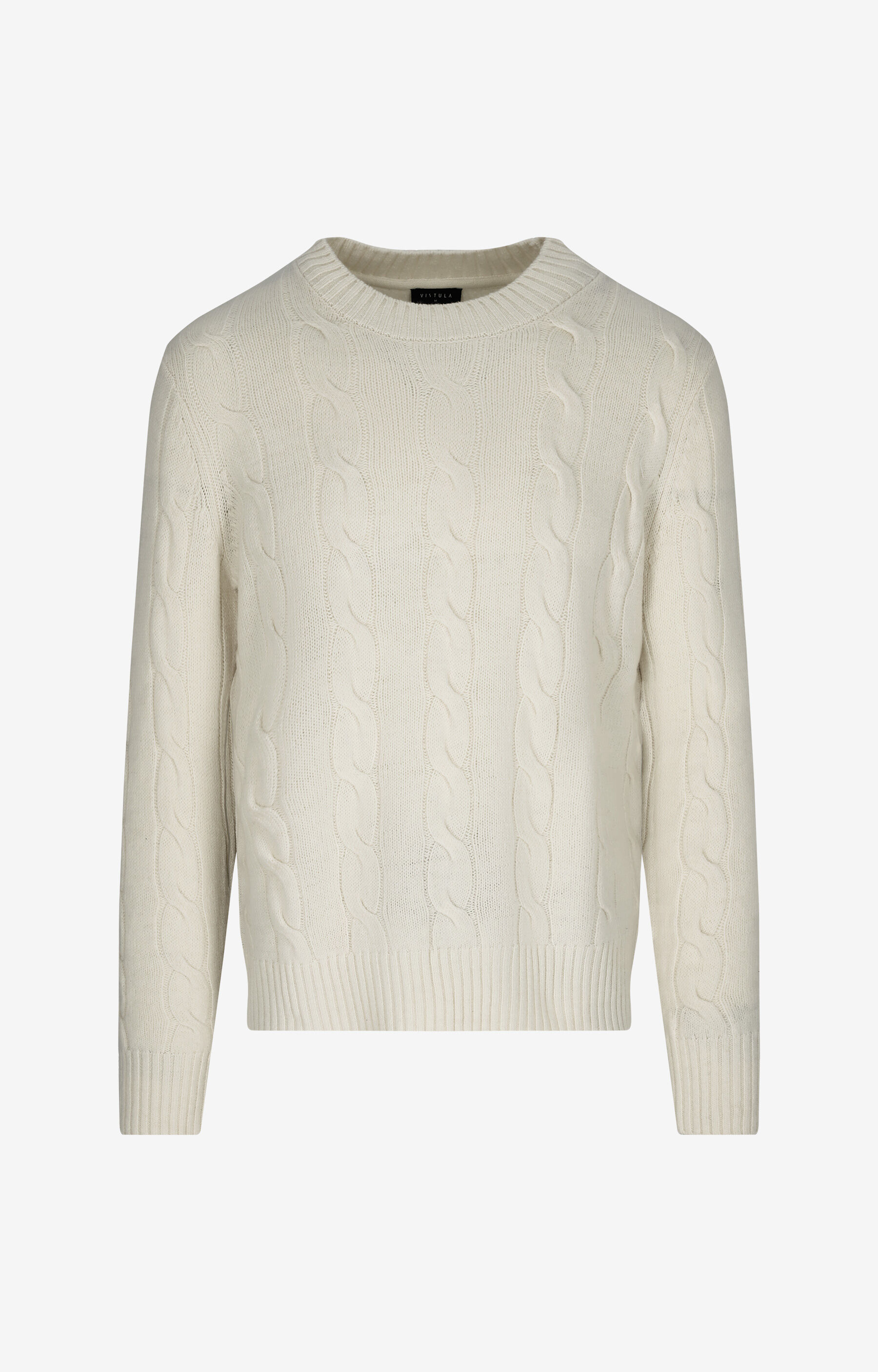 Sweter o warkoczowym splocie - 2