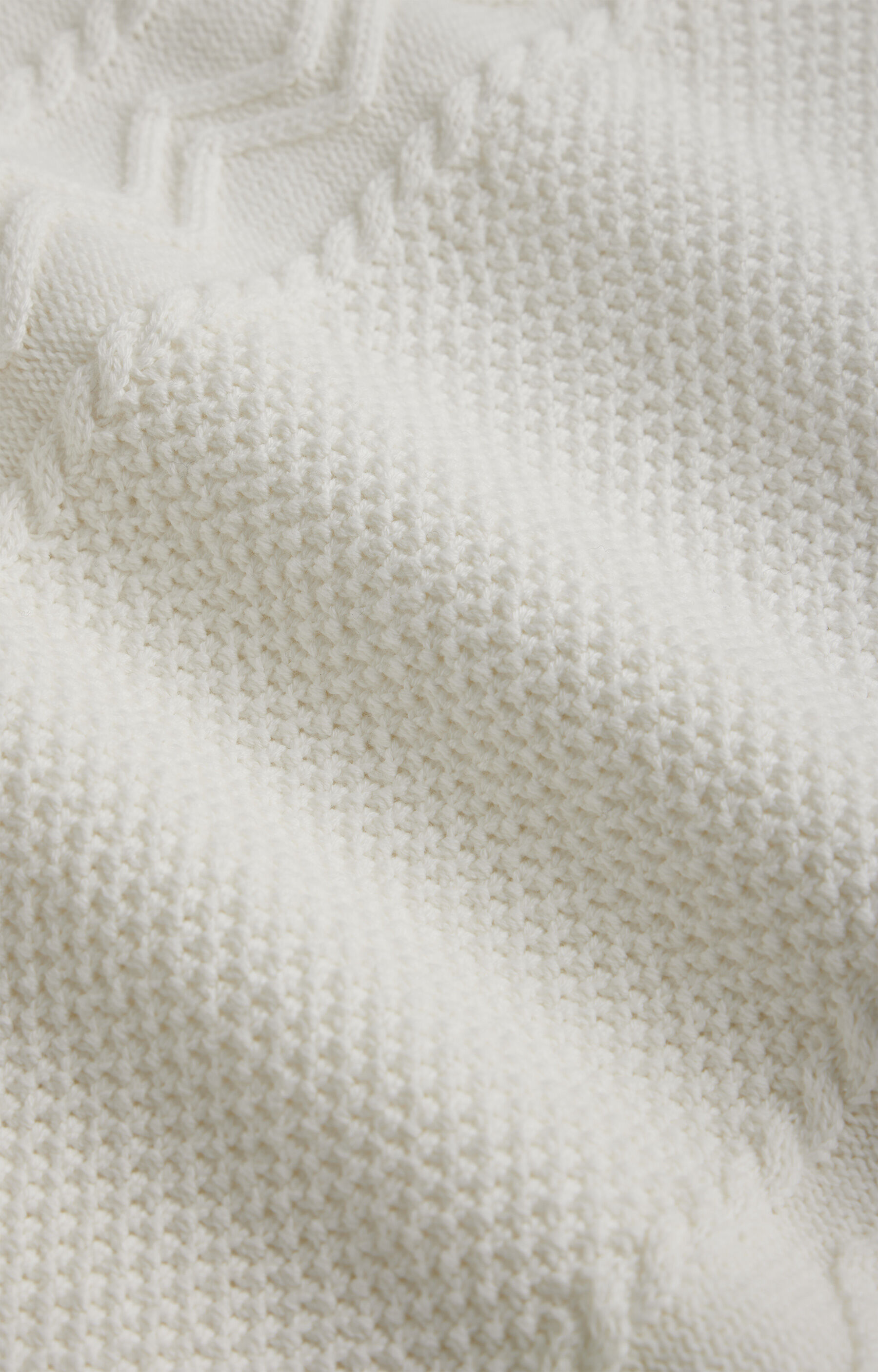 Sweter round neck o warkoczowym splocie - 5