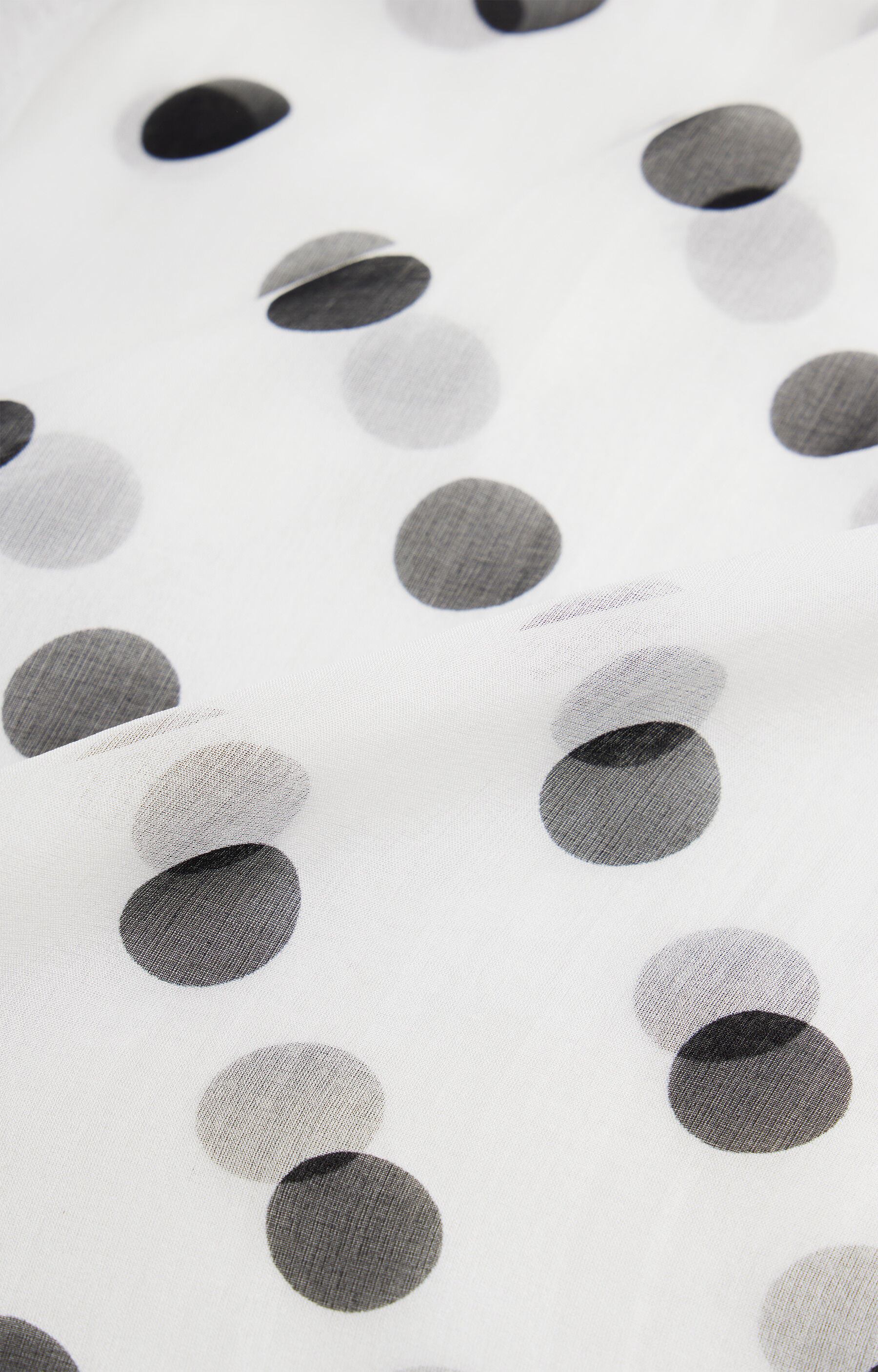 Jedwabny szal w kropki - 2