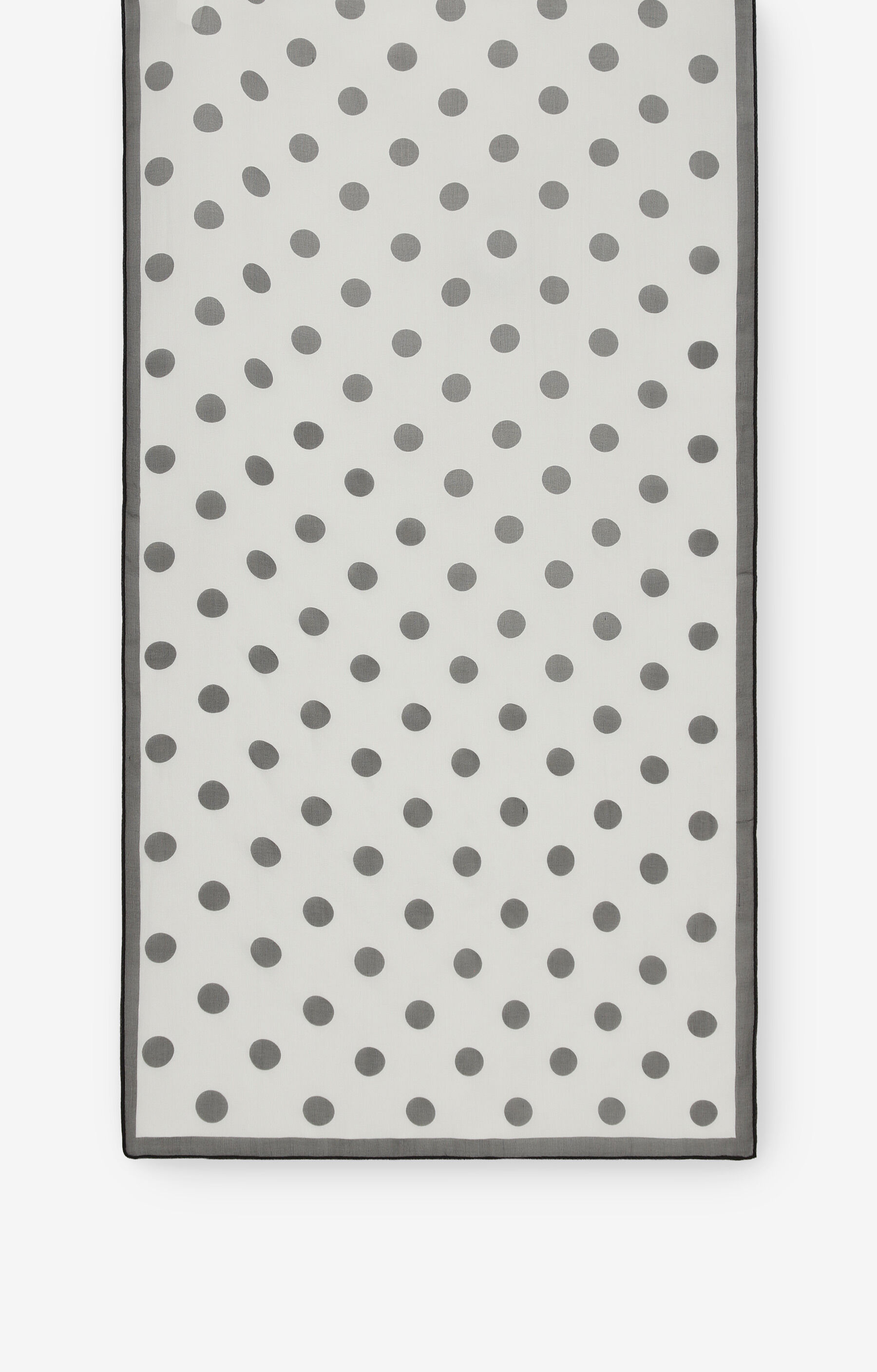 Jedwabny szal w kropki - 3