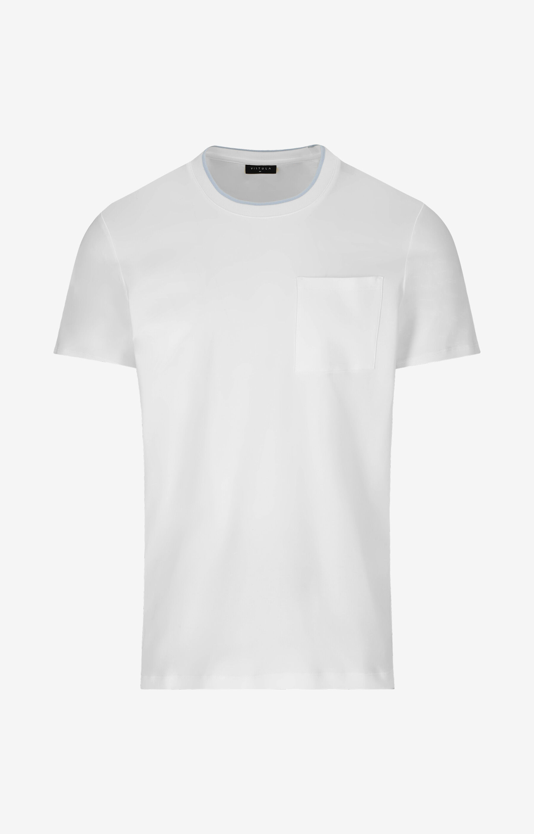 T-shirt round neck z kieszonką - 2