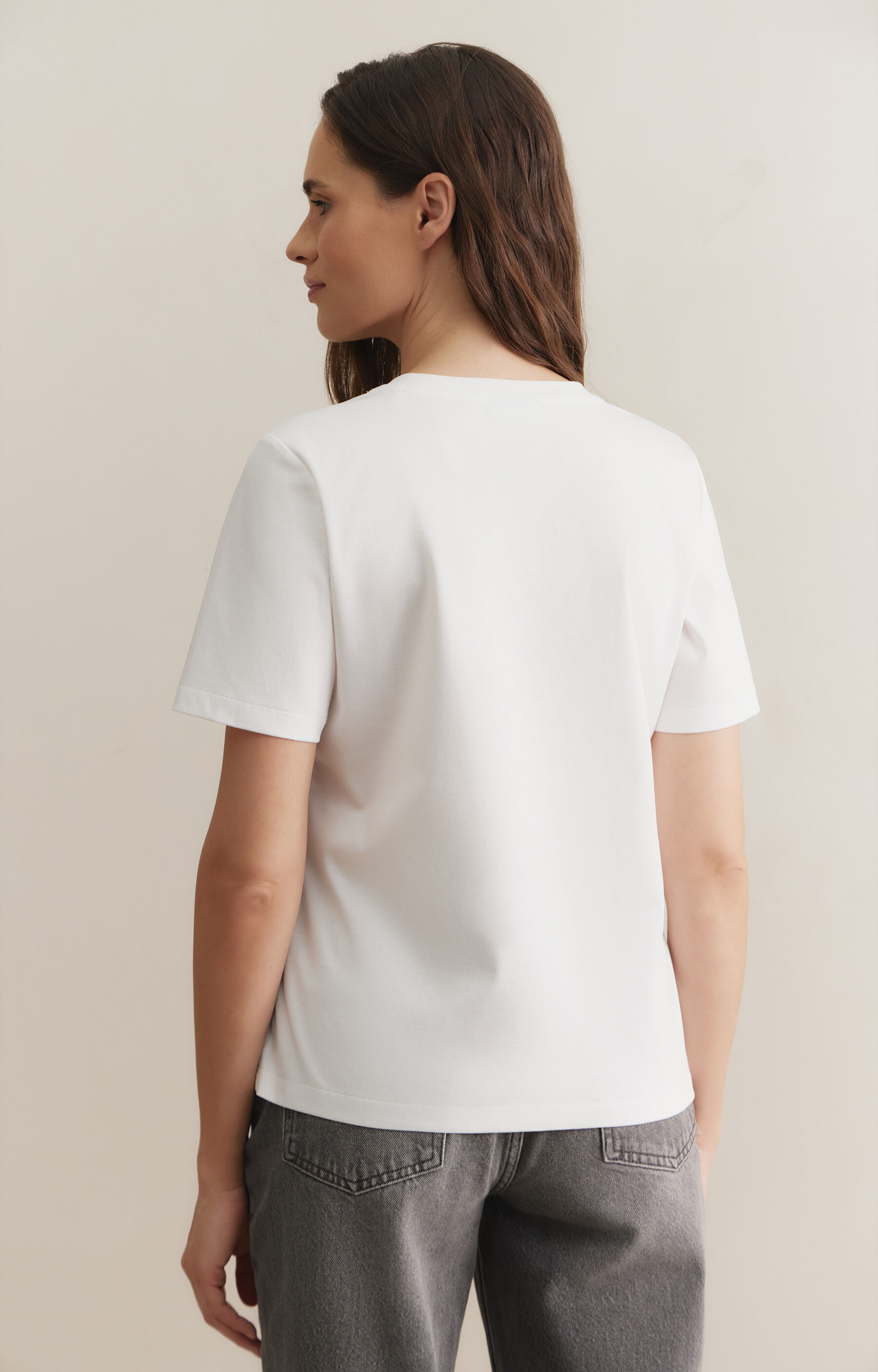 T-shirt slim v-neck - 3