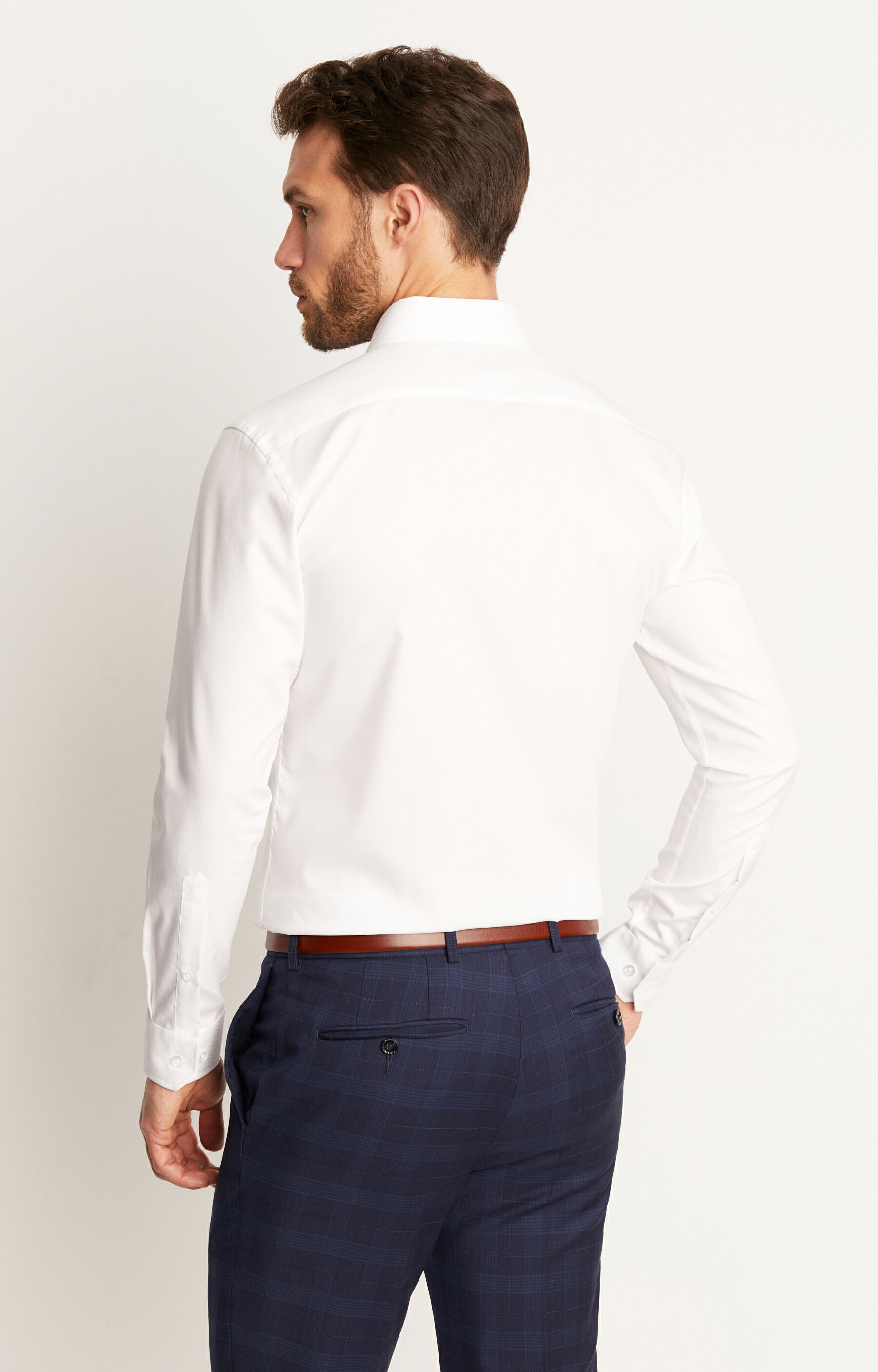 Koszula slim fit w prążek - 3