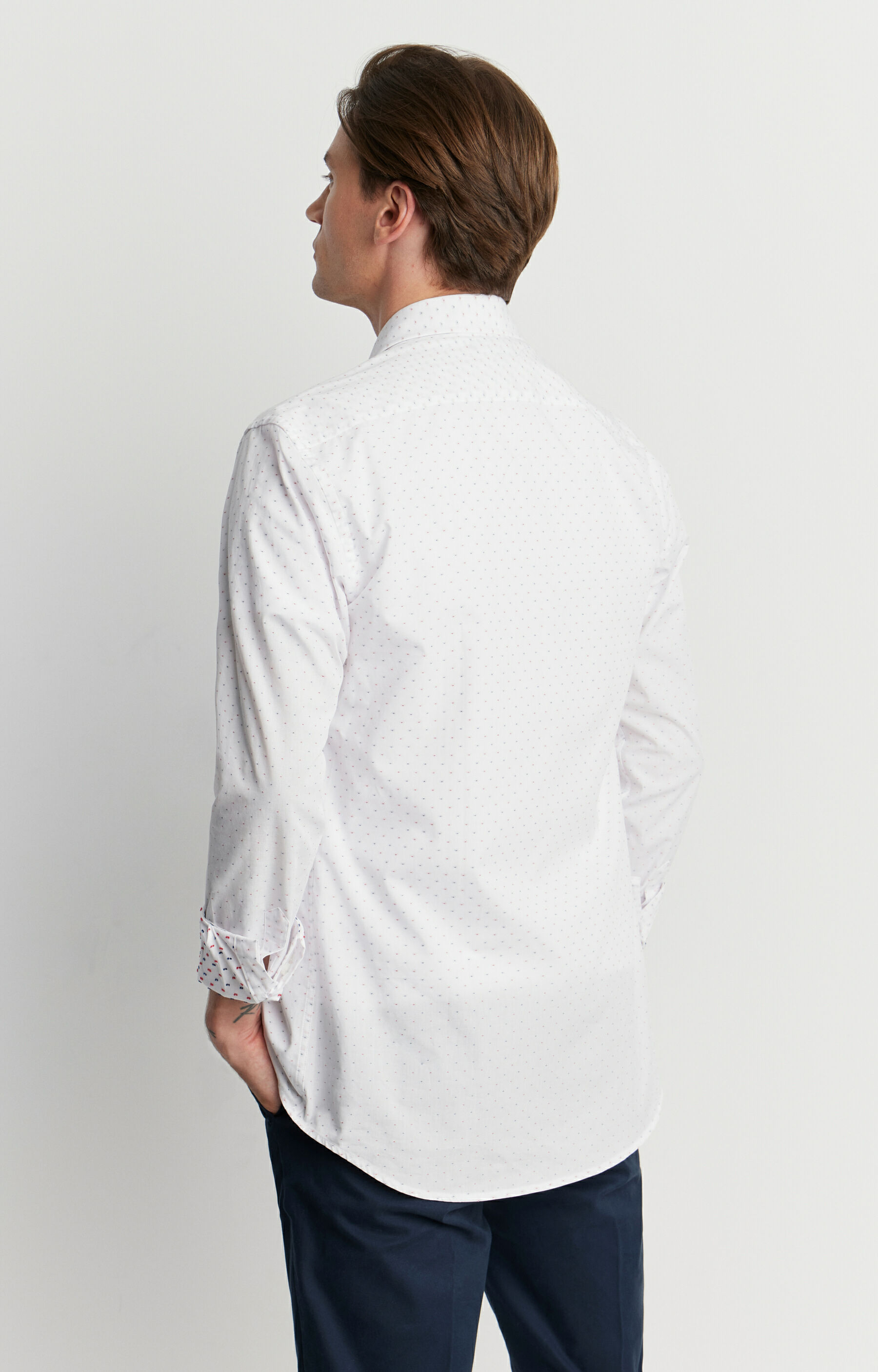 Elegancka koszula w mikrowzór - 3