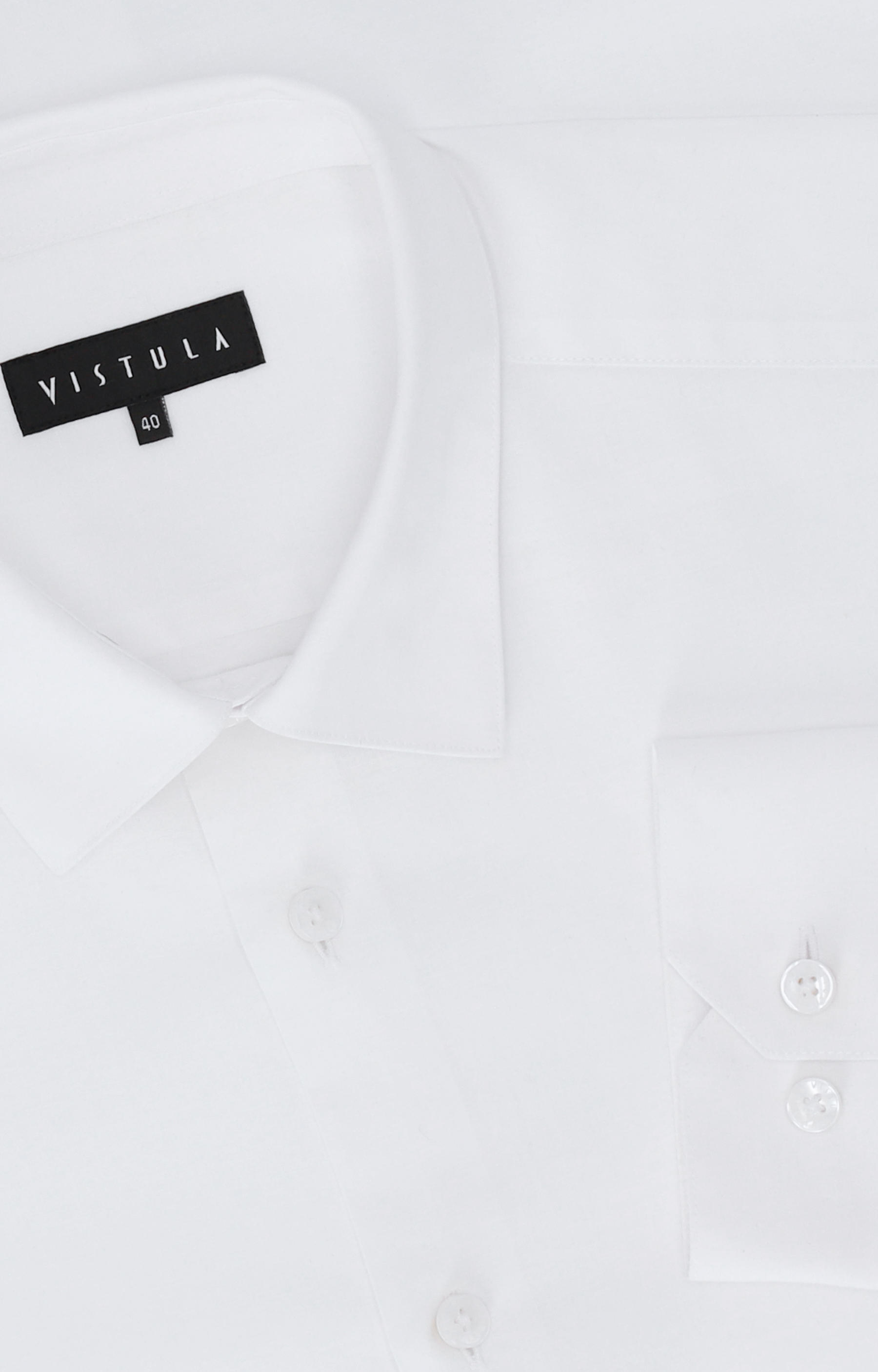 Elegancka koszula, kołnierz kryty button down - 4