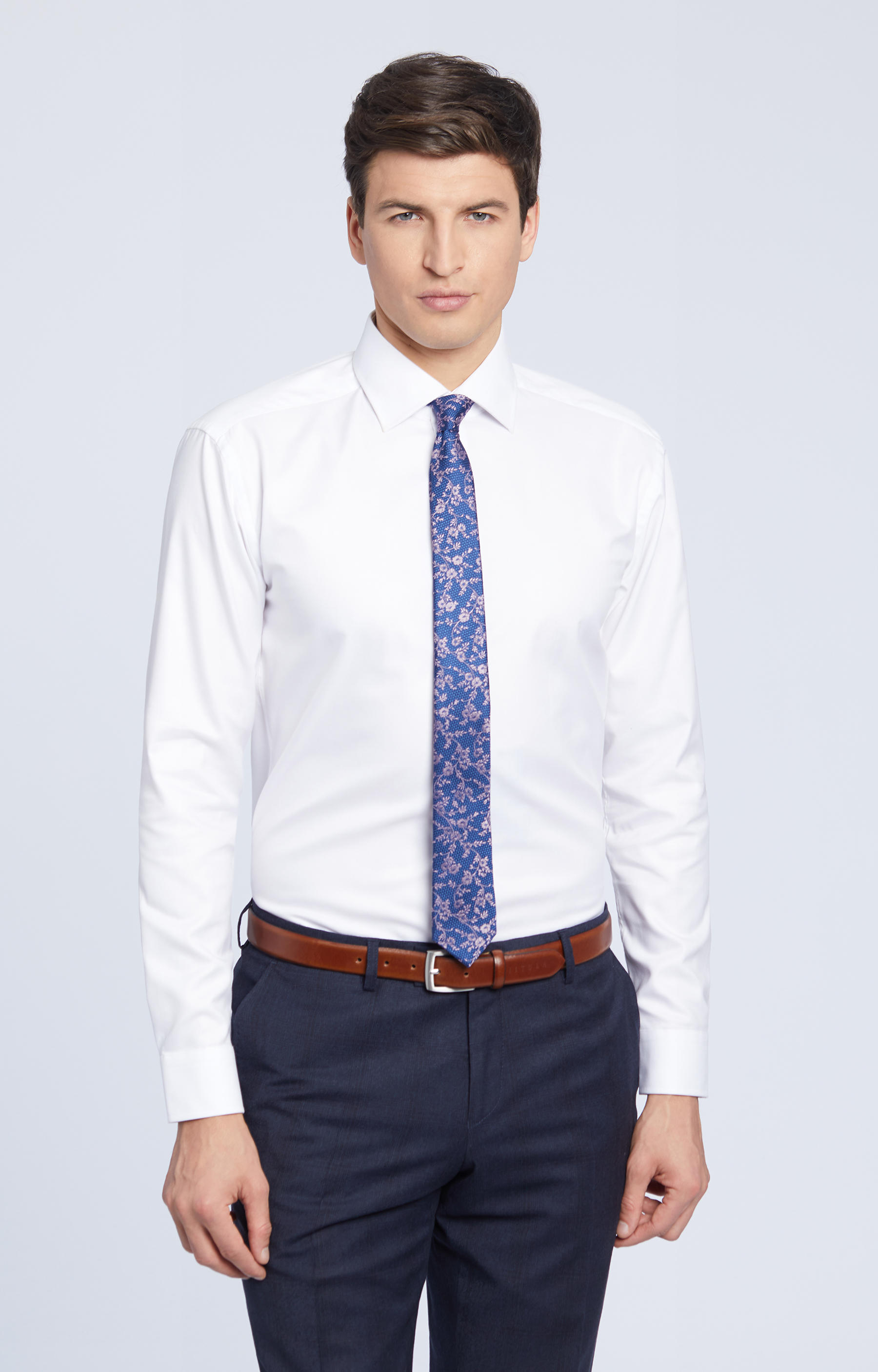 Elegancka koszula, włoski kołnierz - 2