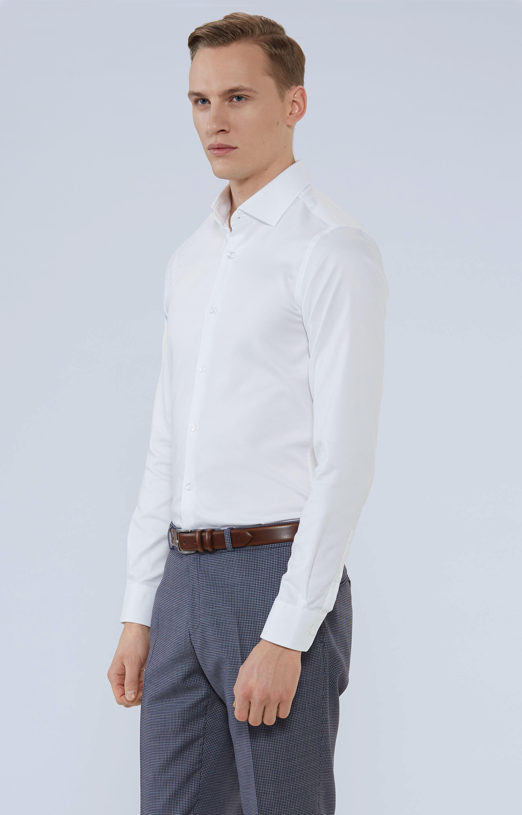 Klasyczna koszula z włoskim kołnierzem - 2