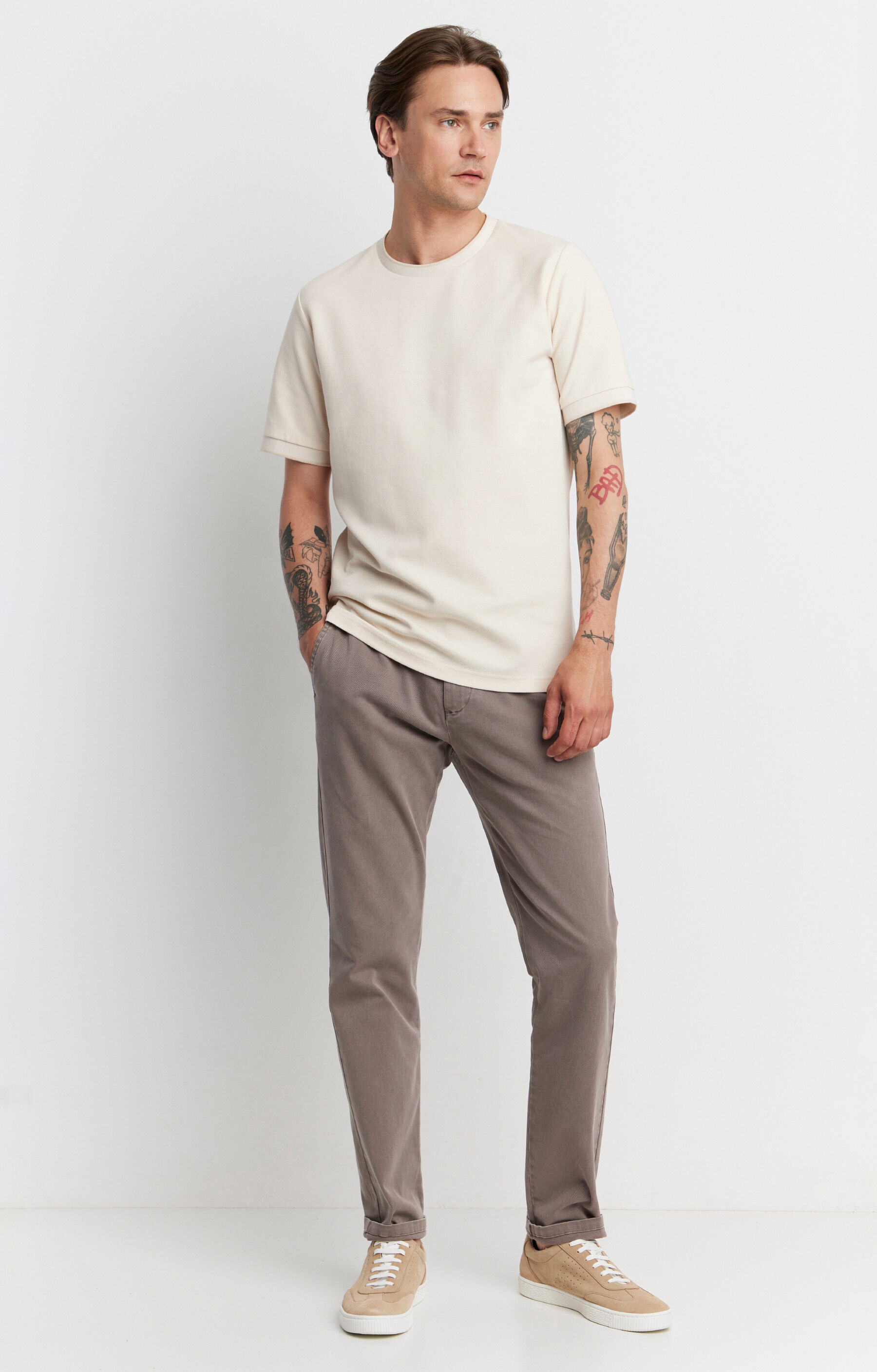 T-shirt w mikrowzór - 3