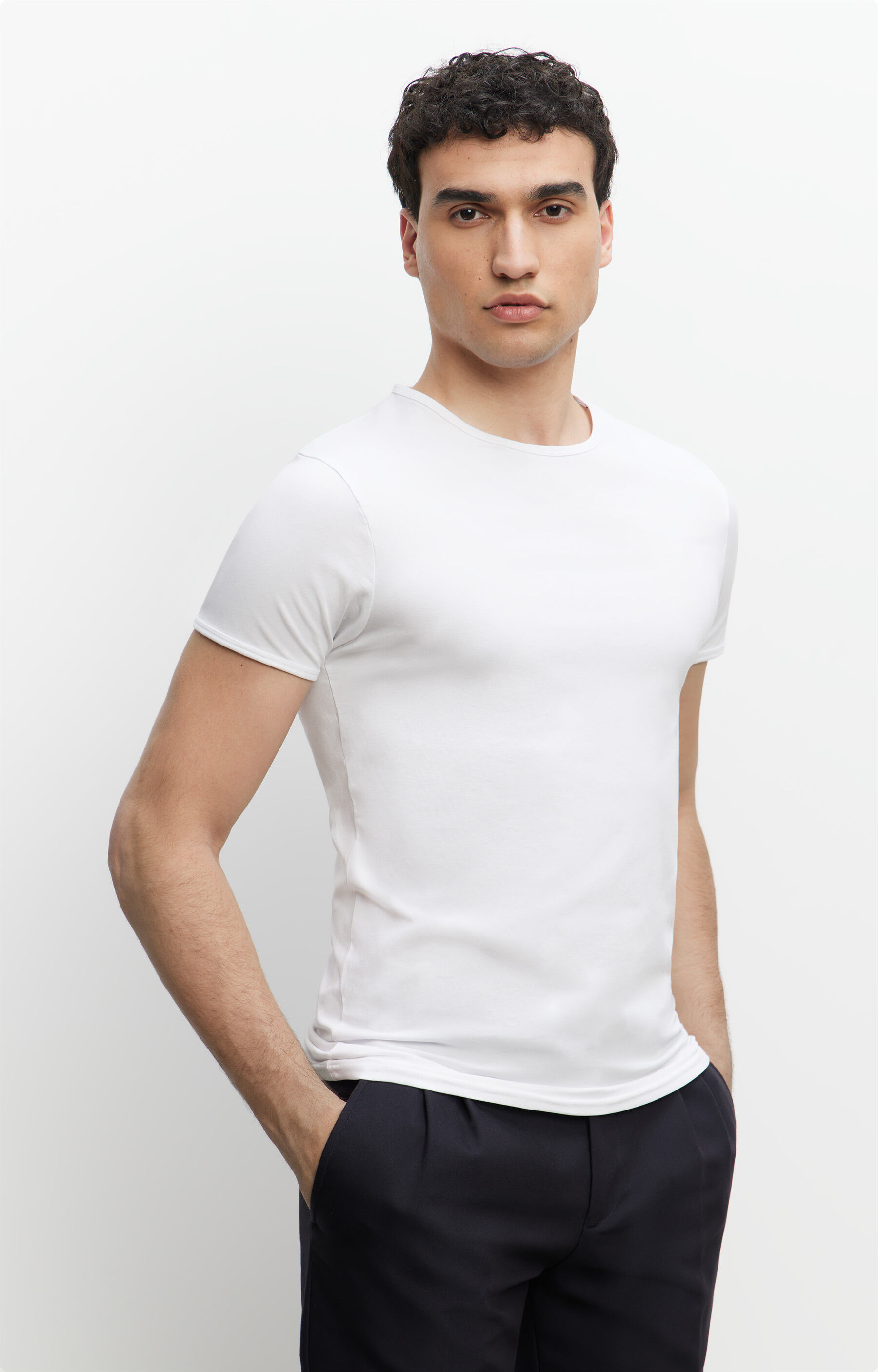 T-shirt basic z krótkim rękawem