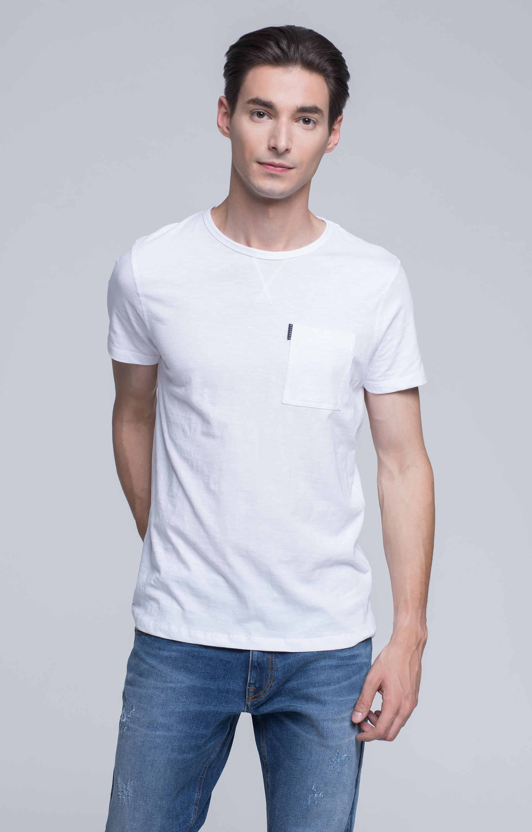 T-shirt z kieszonką
