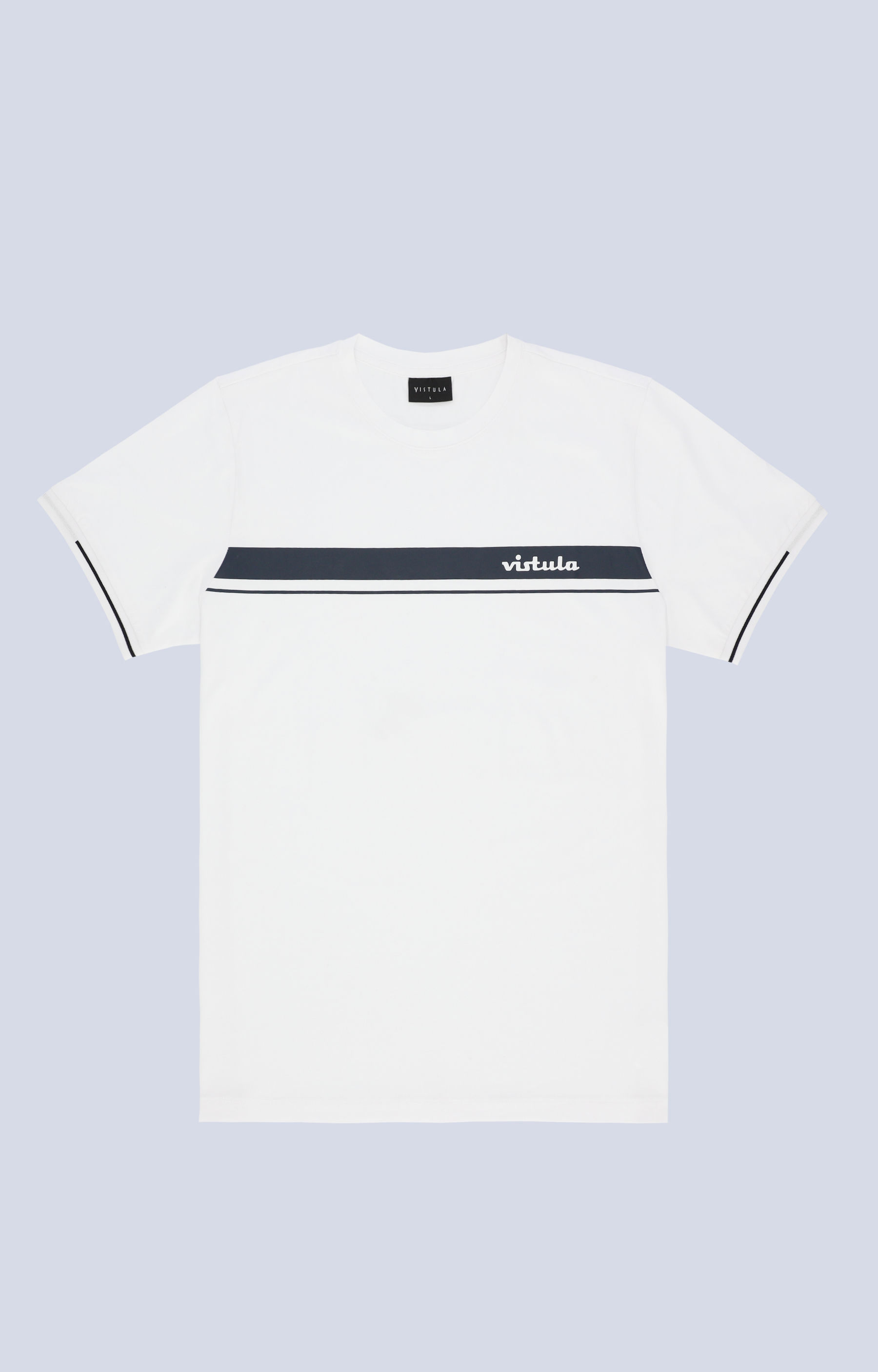 Sportowy t-shirt z logo Vistula Retro - 5