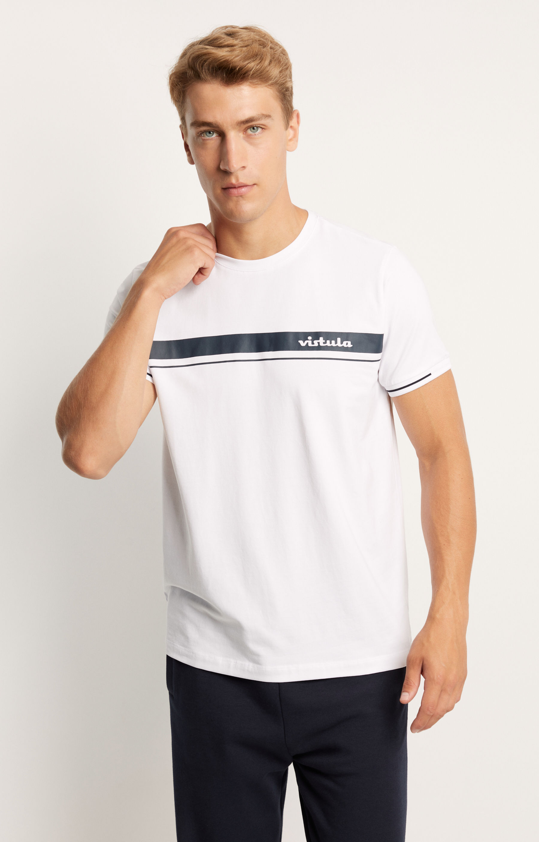 Sportowy t-shirt z logo Vistula Retro - 2