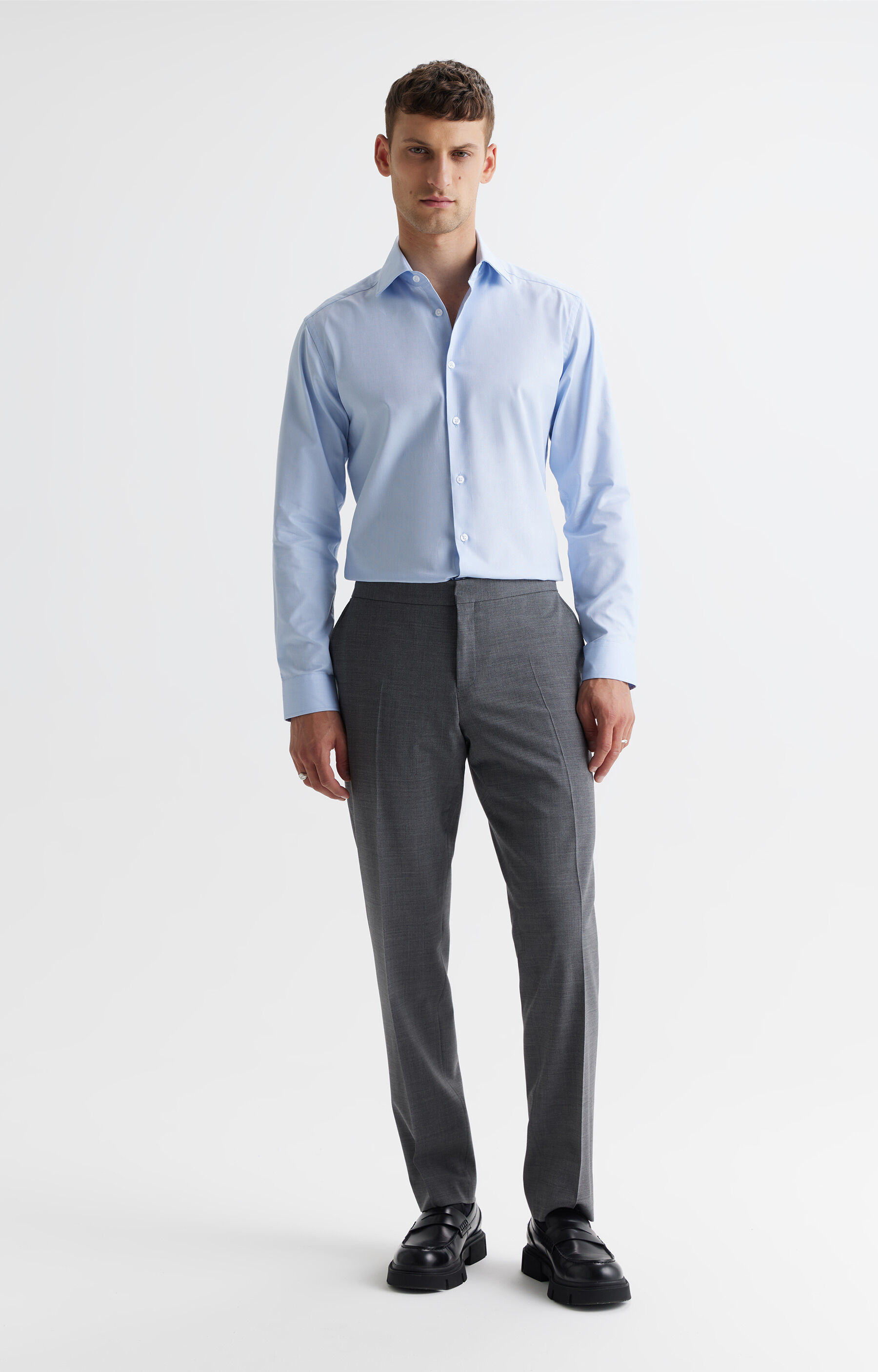 Bawełniana koszula slim fit - 5