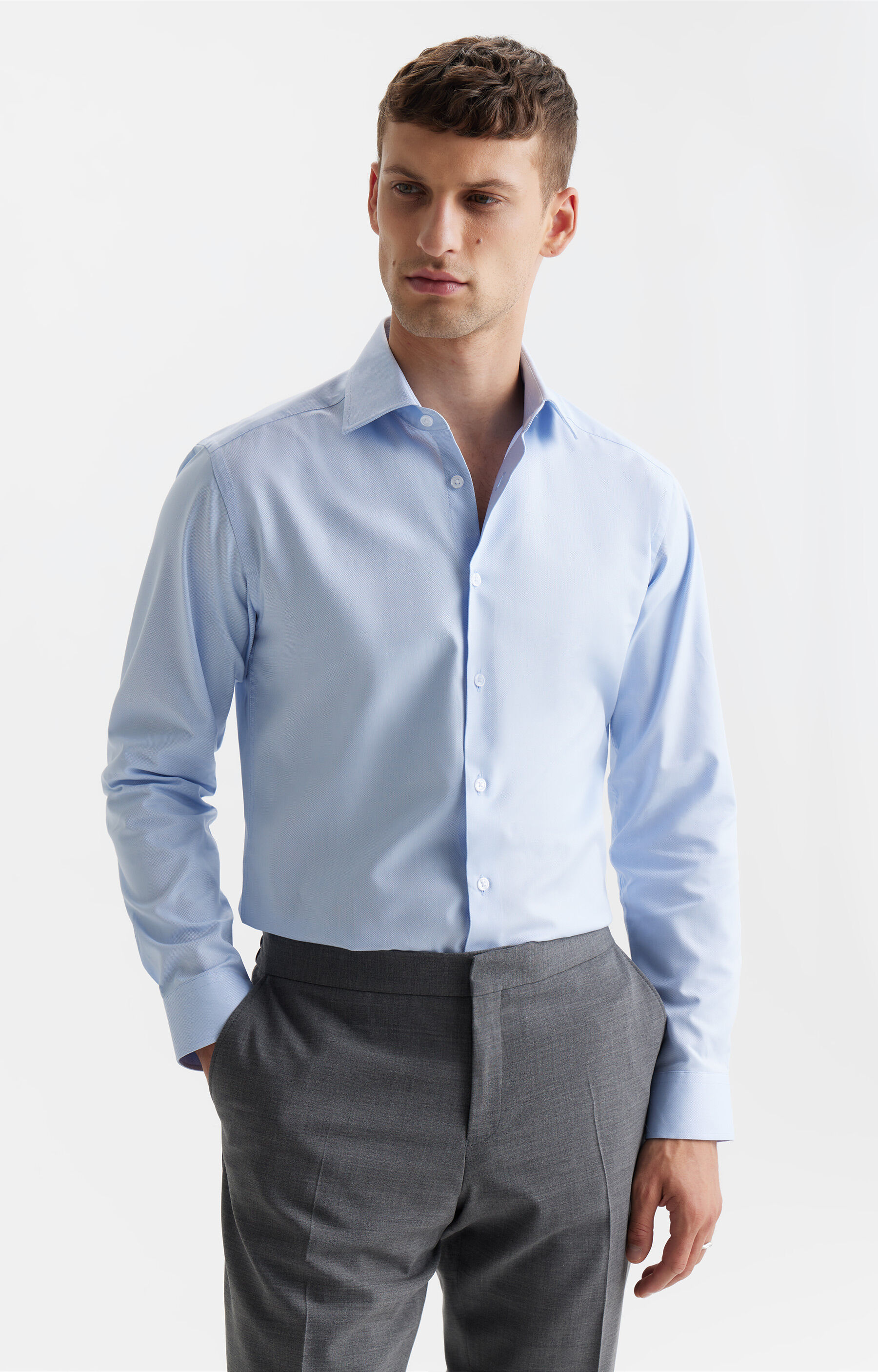 Bawełniana koszula slim fit