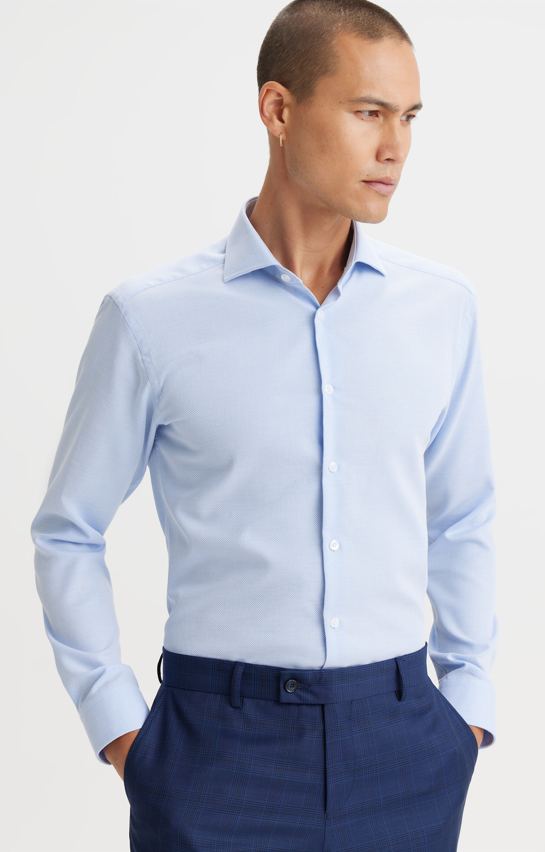 Bawełniana koszula slim fit