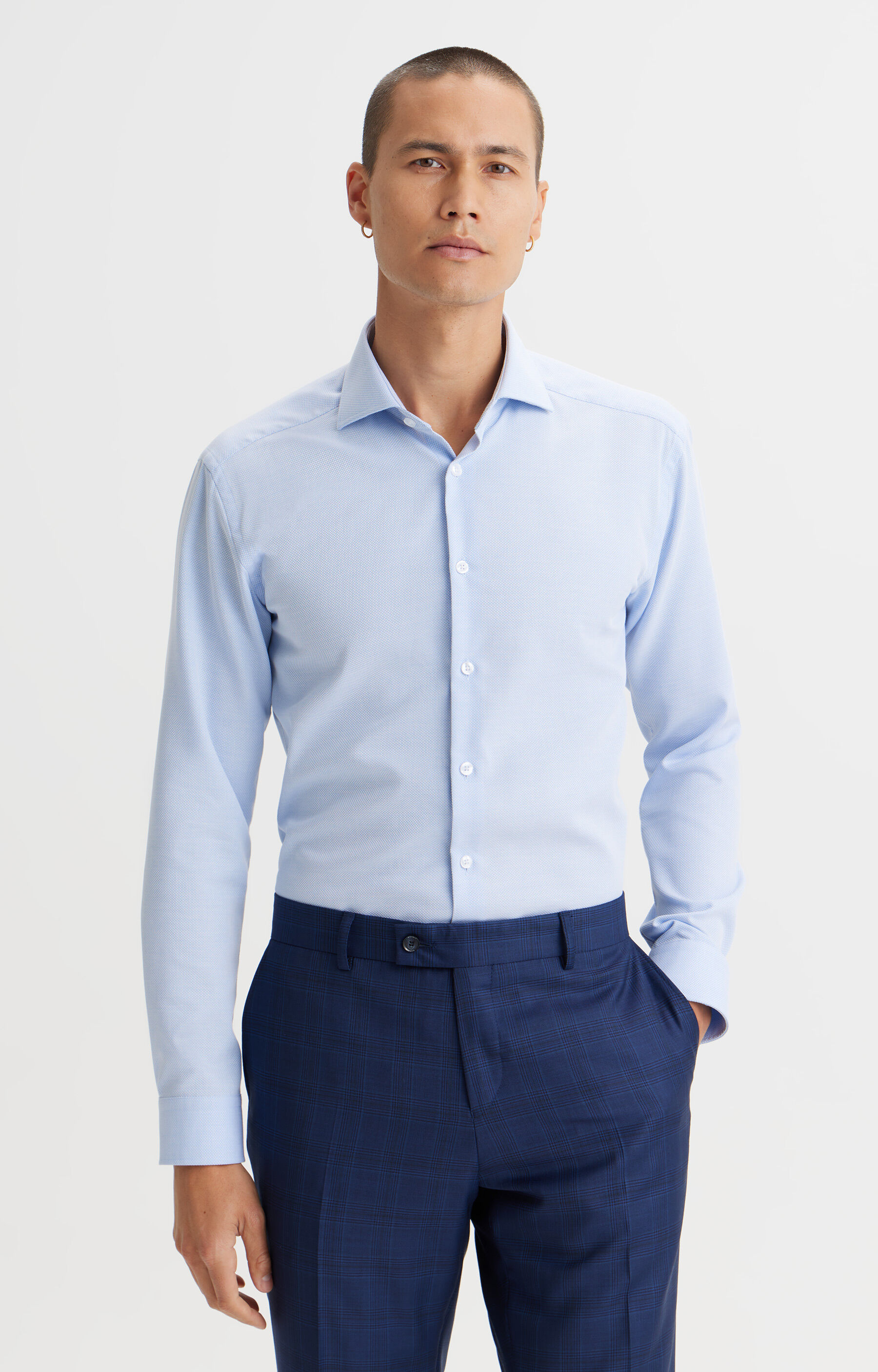 Bawełniana koszula slim fit - 6