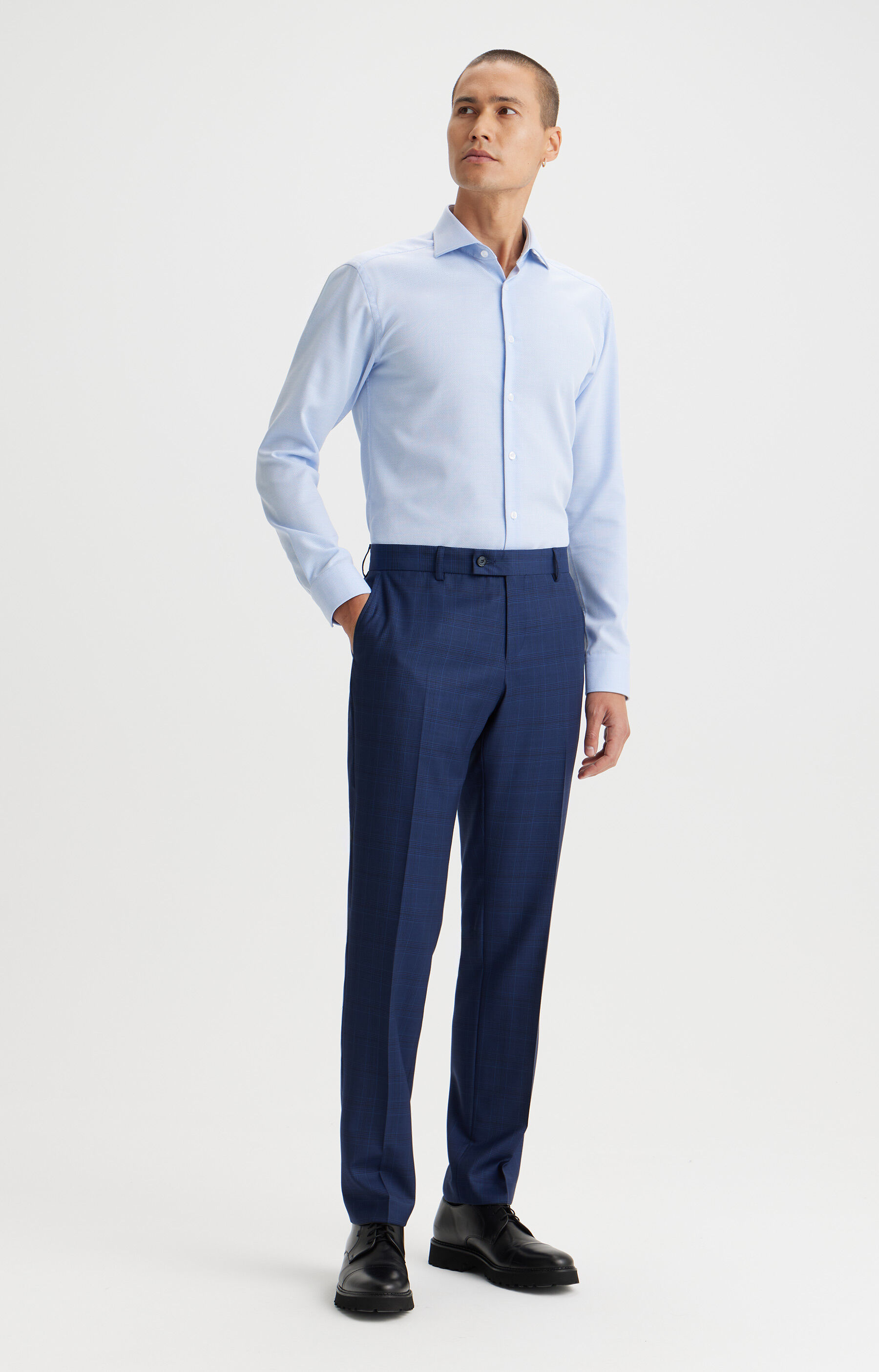 Bawełniana koszula slim fit - 7