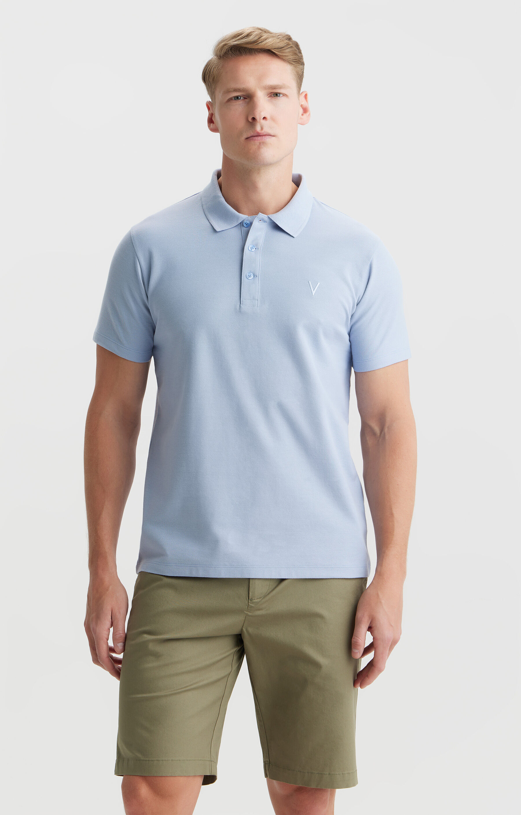 Polo regular z logo