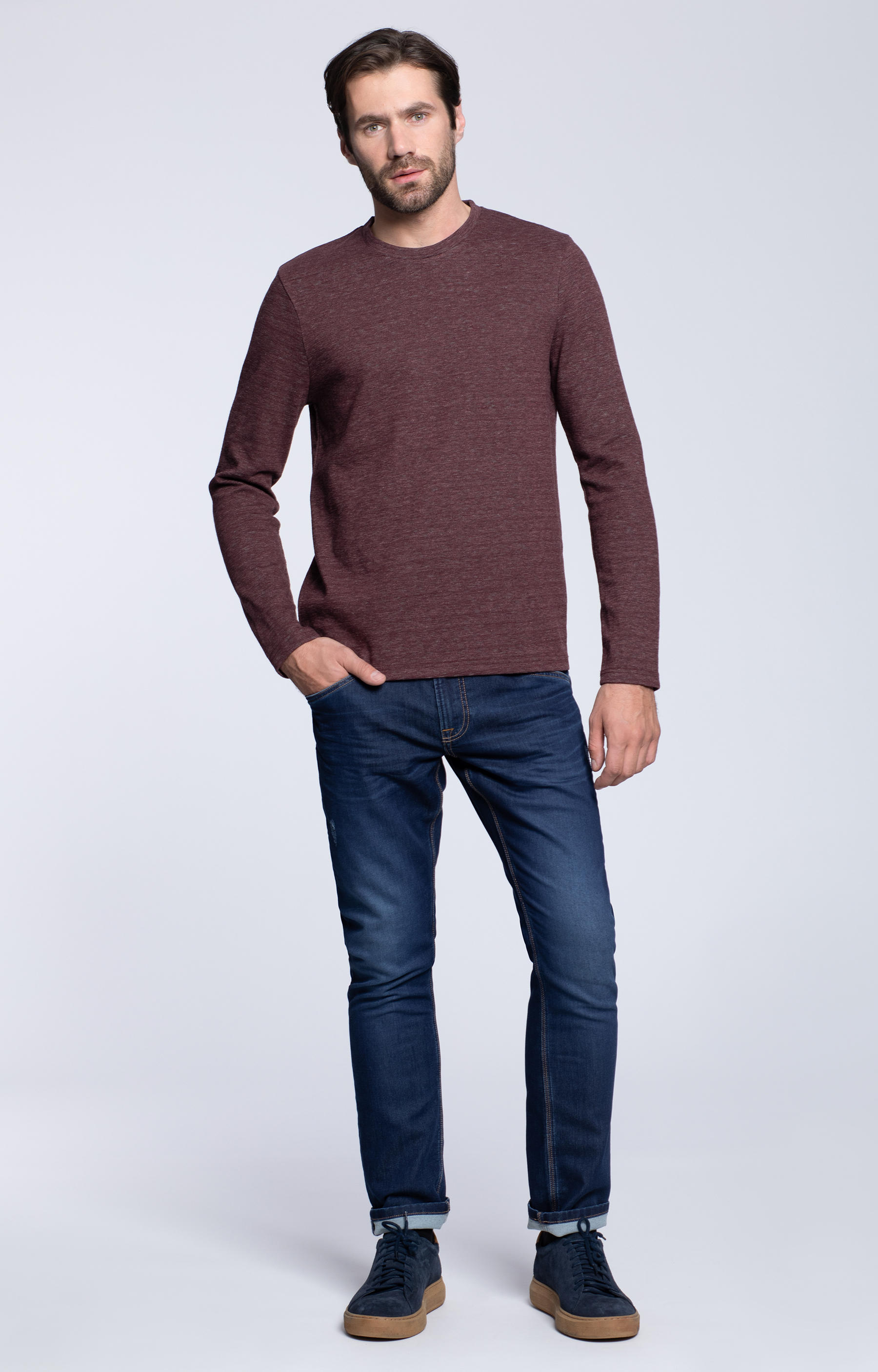 Bluza typu round-neck