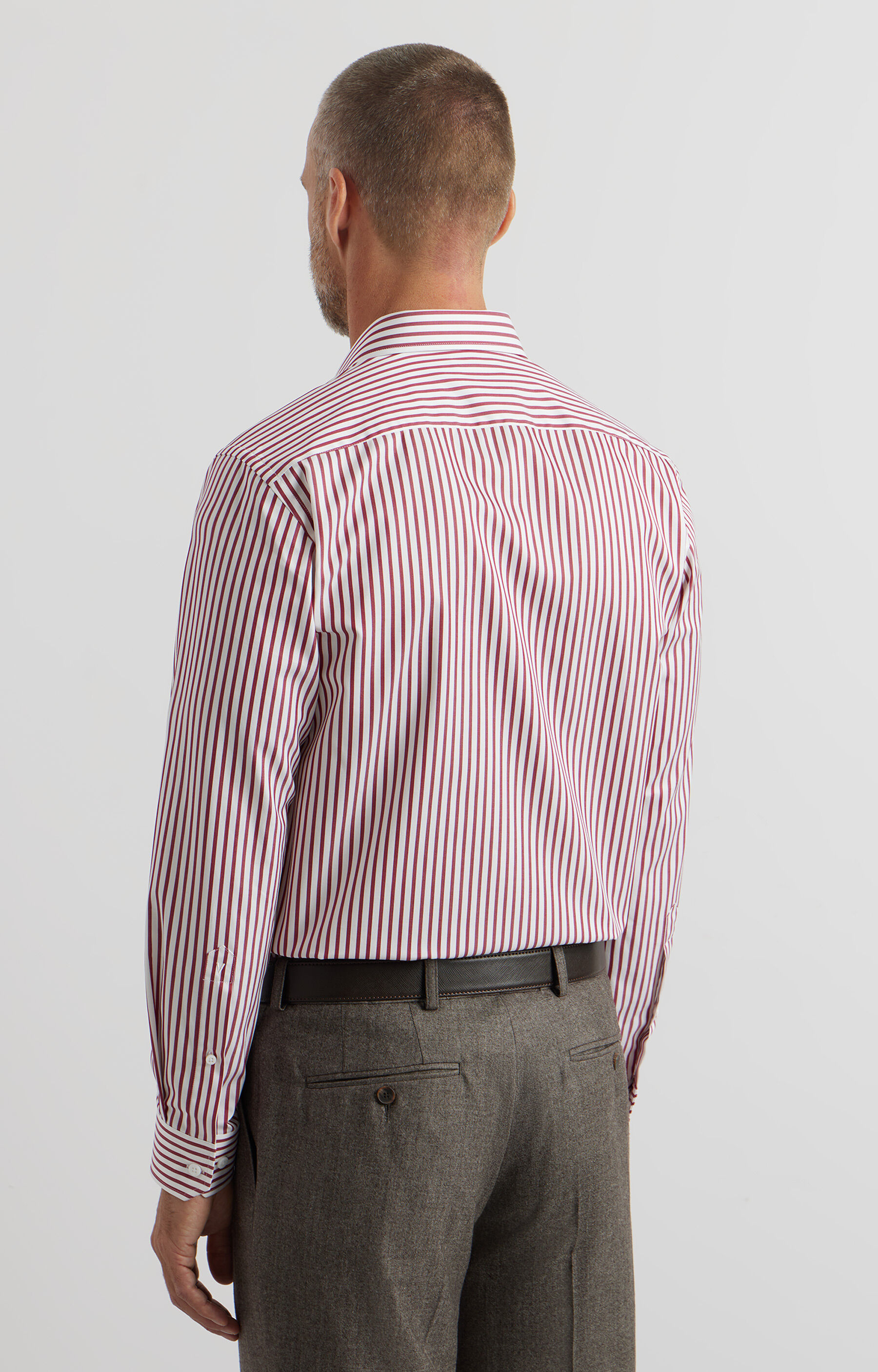 Koszula slim w prążek - 4