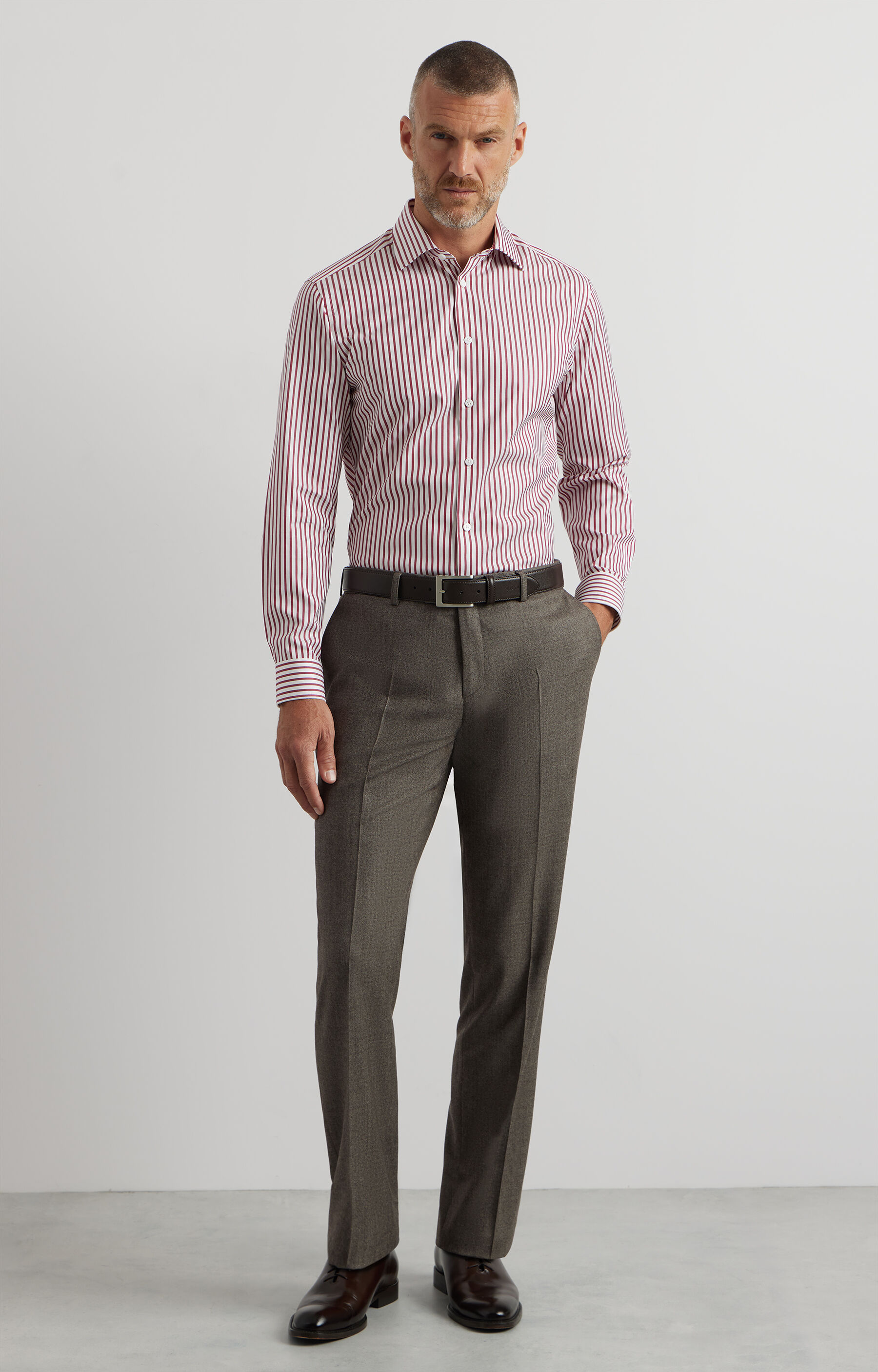 Koszula slim w prążek - 5