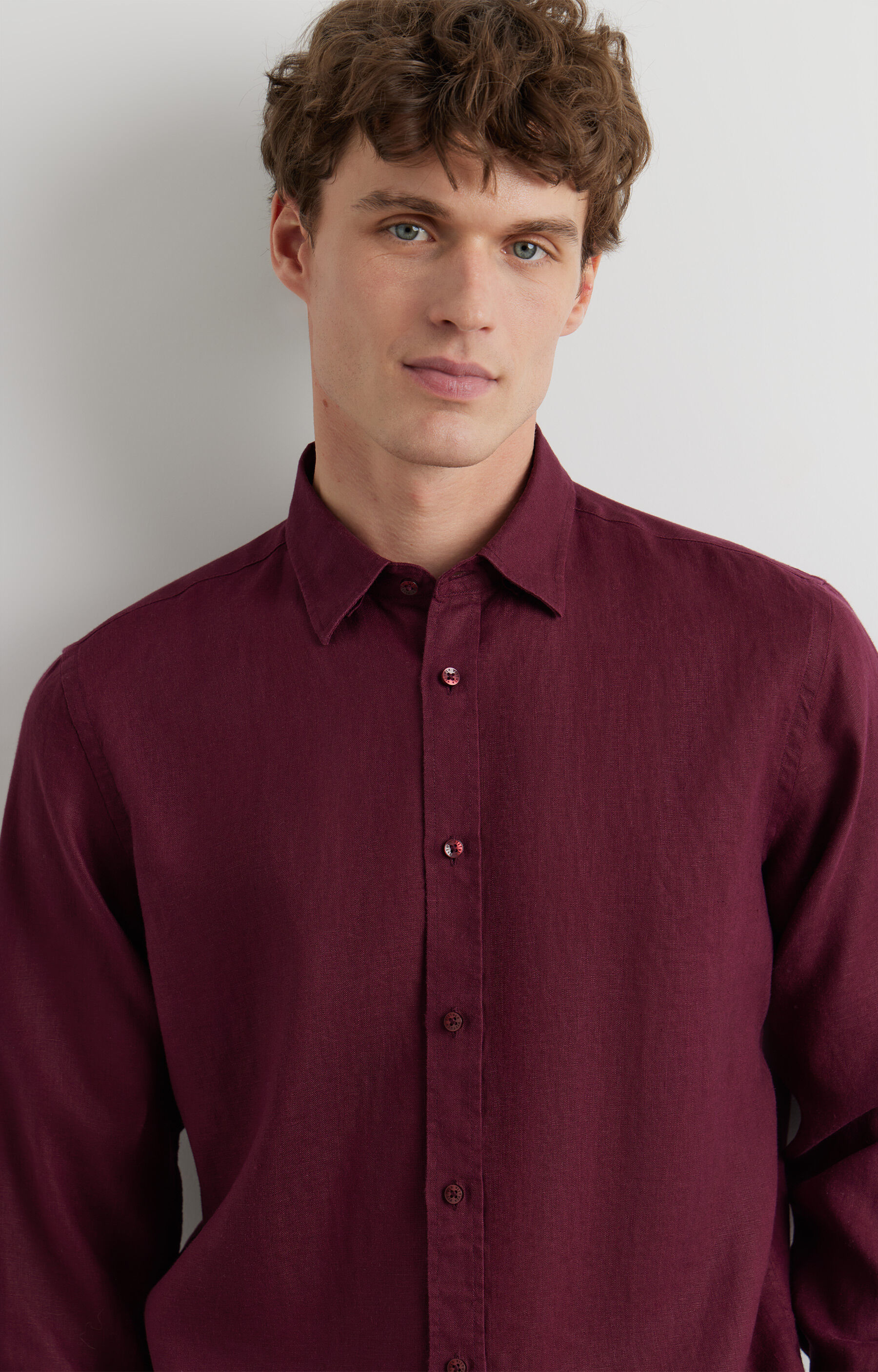 Lniana koszula regular - 2