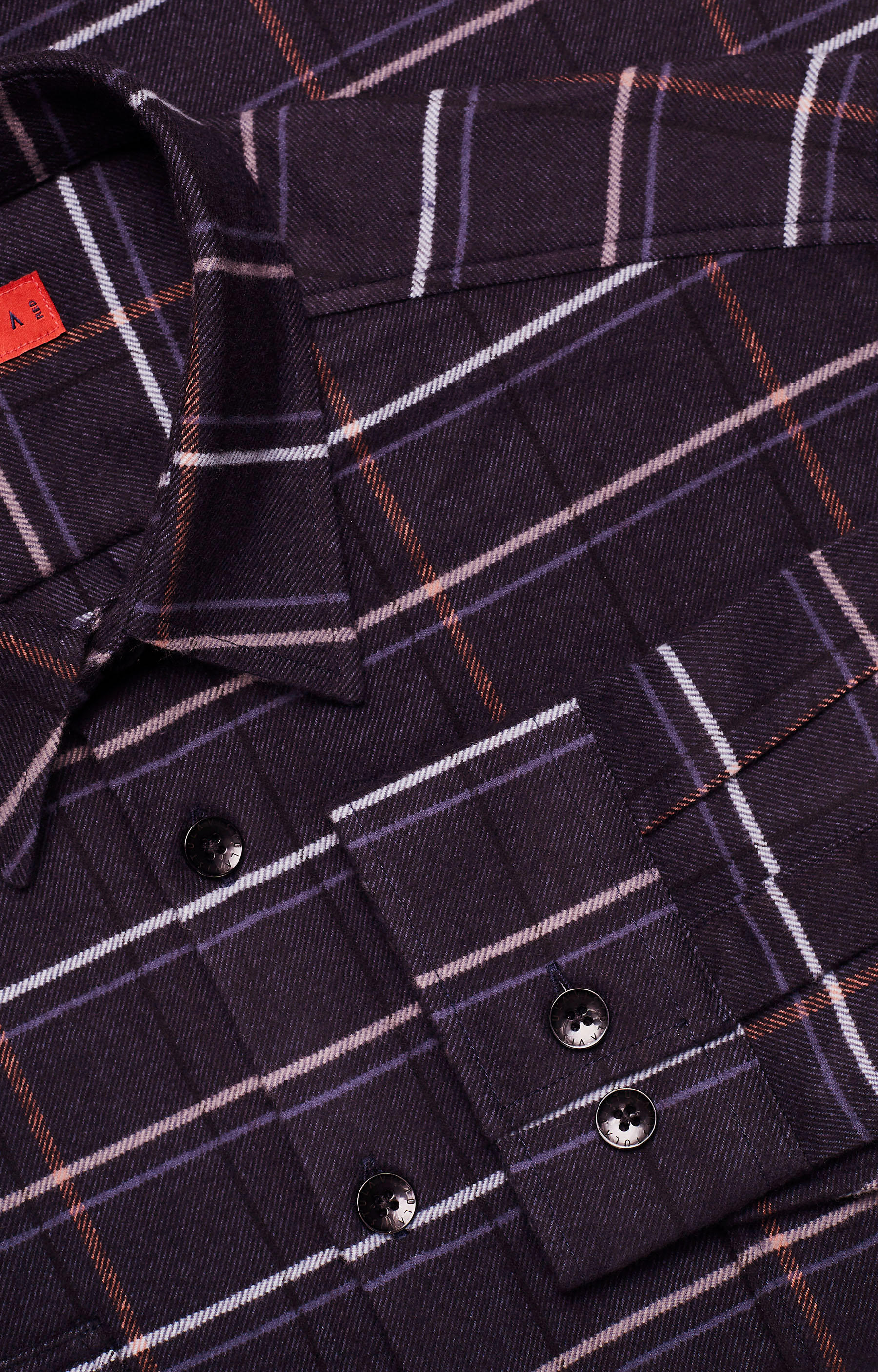 Luźna, flanelowa koszula w kratę - 2