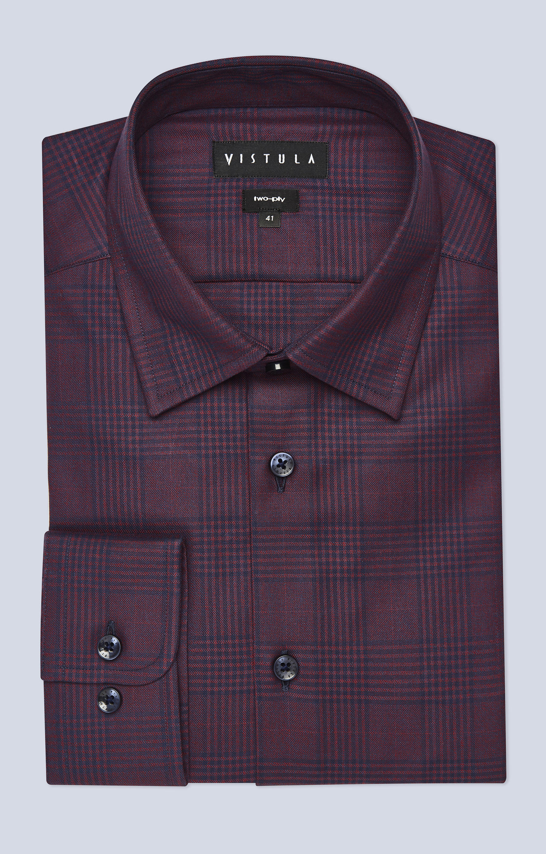 Koszula w kratę, kołnierz kryte button-down - 4