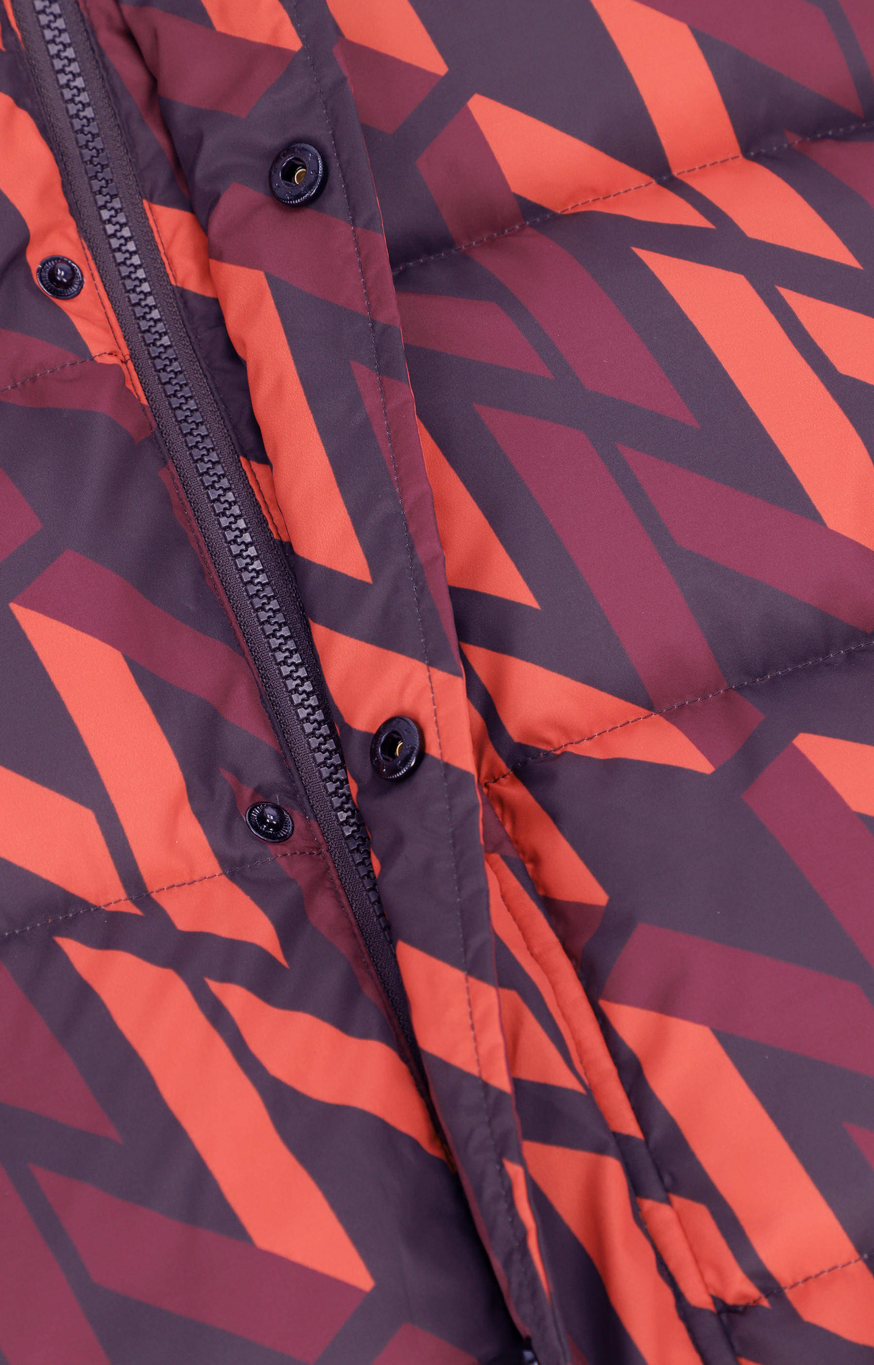 Puchowa, pikowana kurtka z monogramem - 5