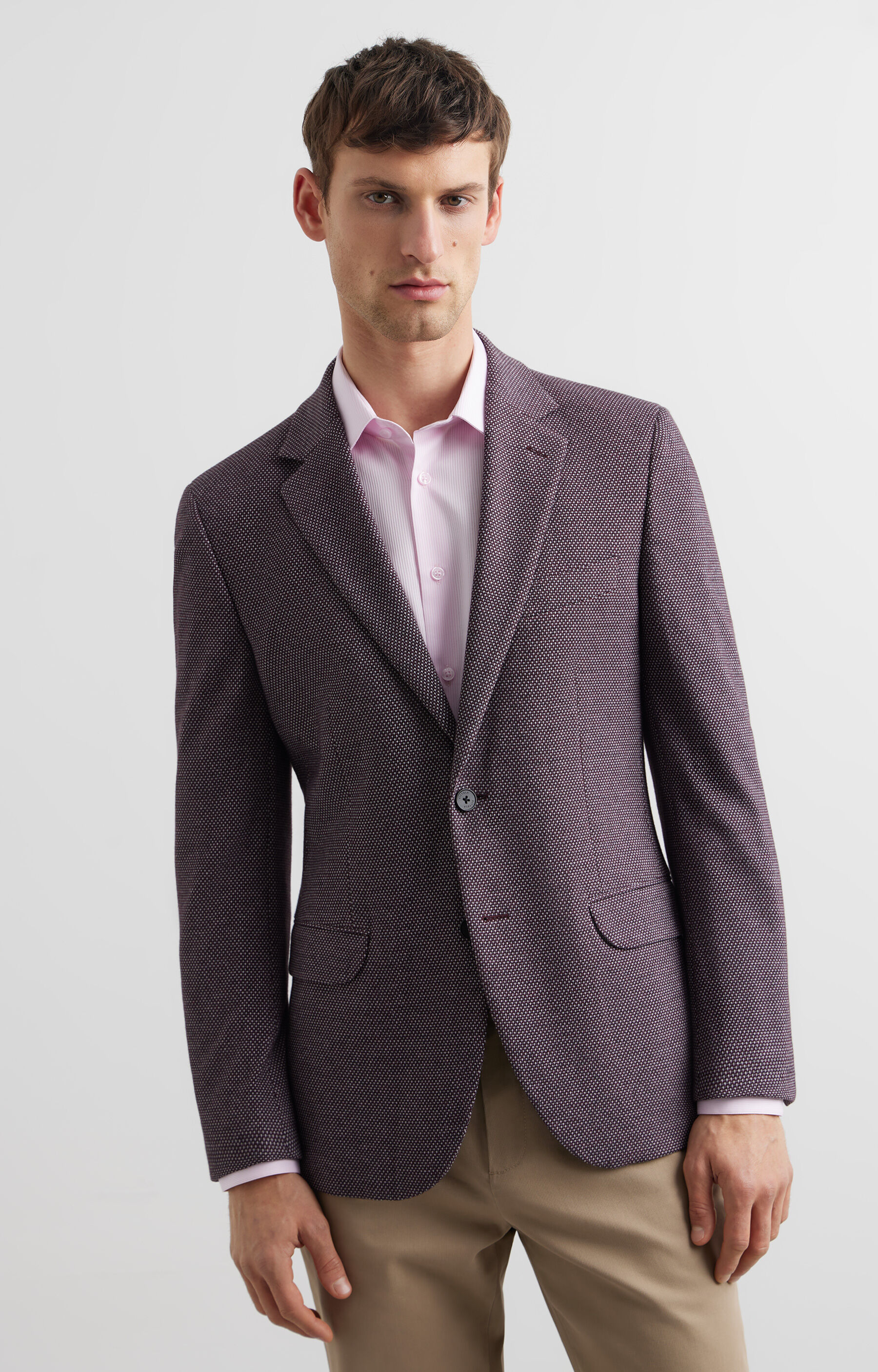 Dzianinowa marynarka super slim