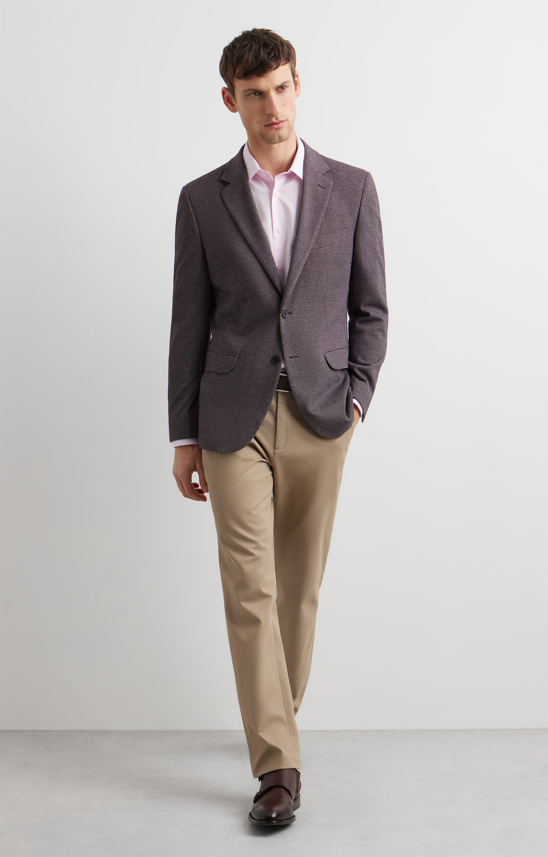 Dzianinowa marynarka super slim - 3