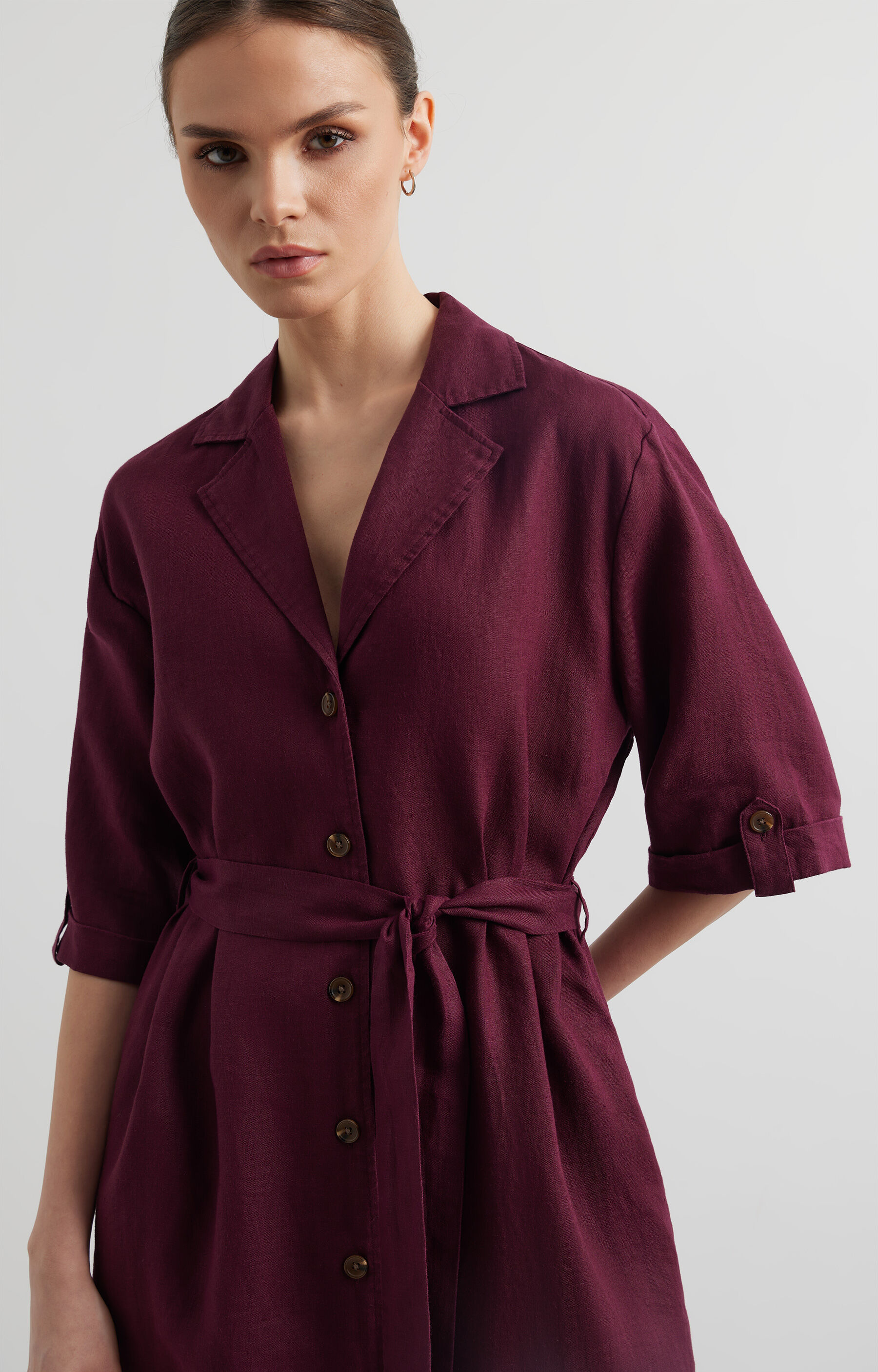 Sukienka koszulowa regular - 4