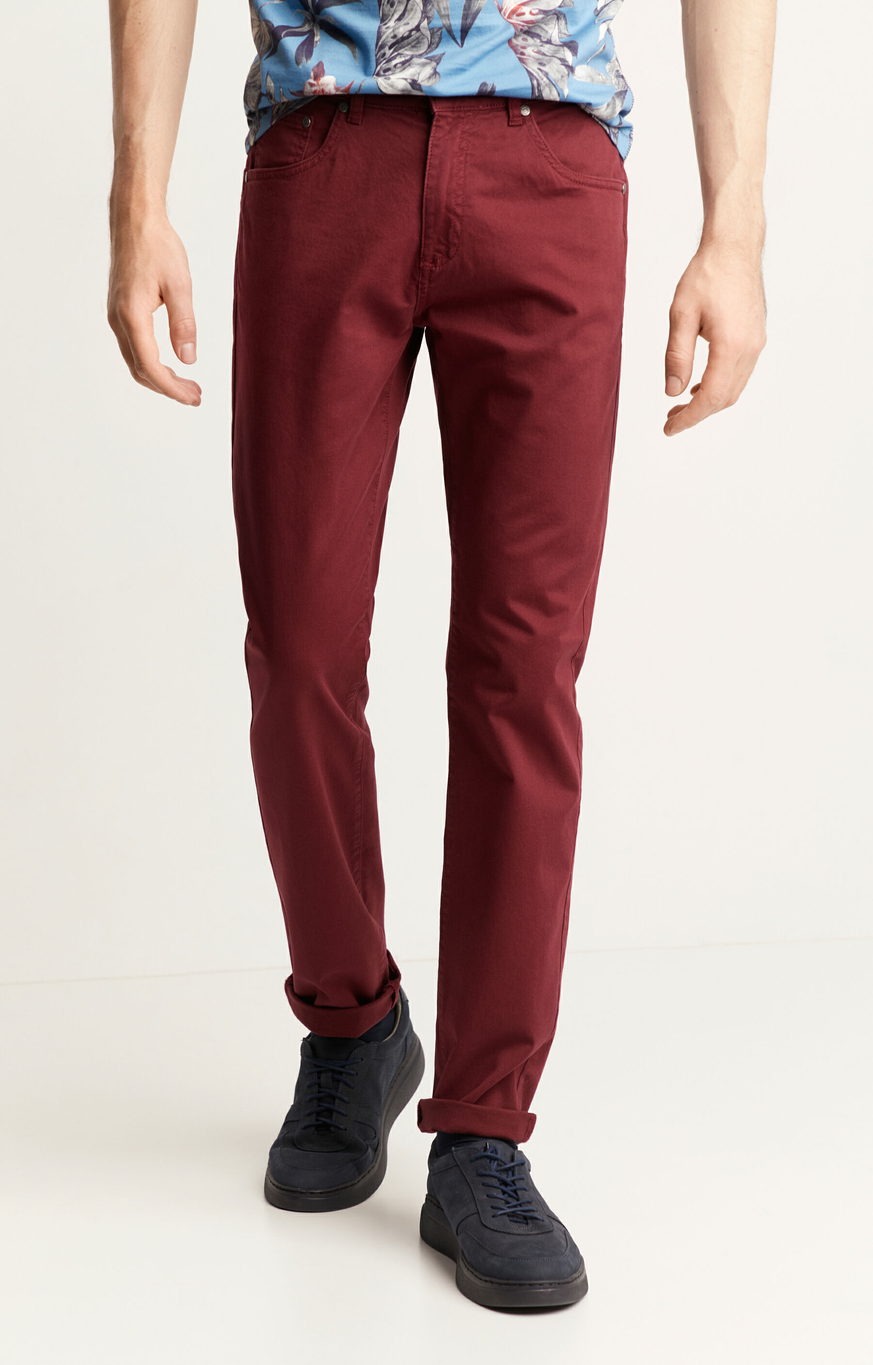 Bawełniane spodnie 5-pockets - 2