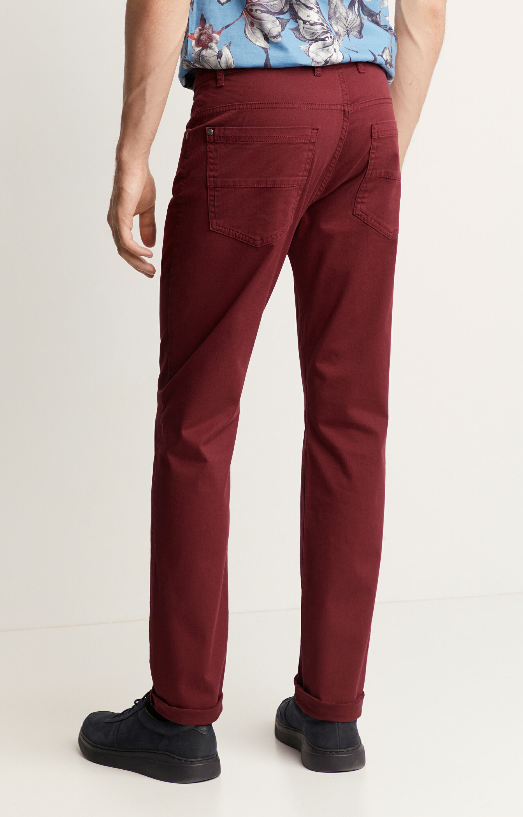 Bawełniane spodnie 5-pockets - 3