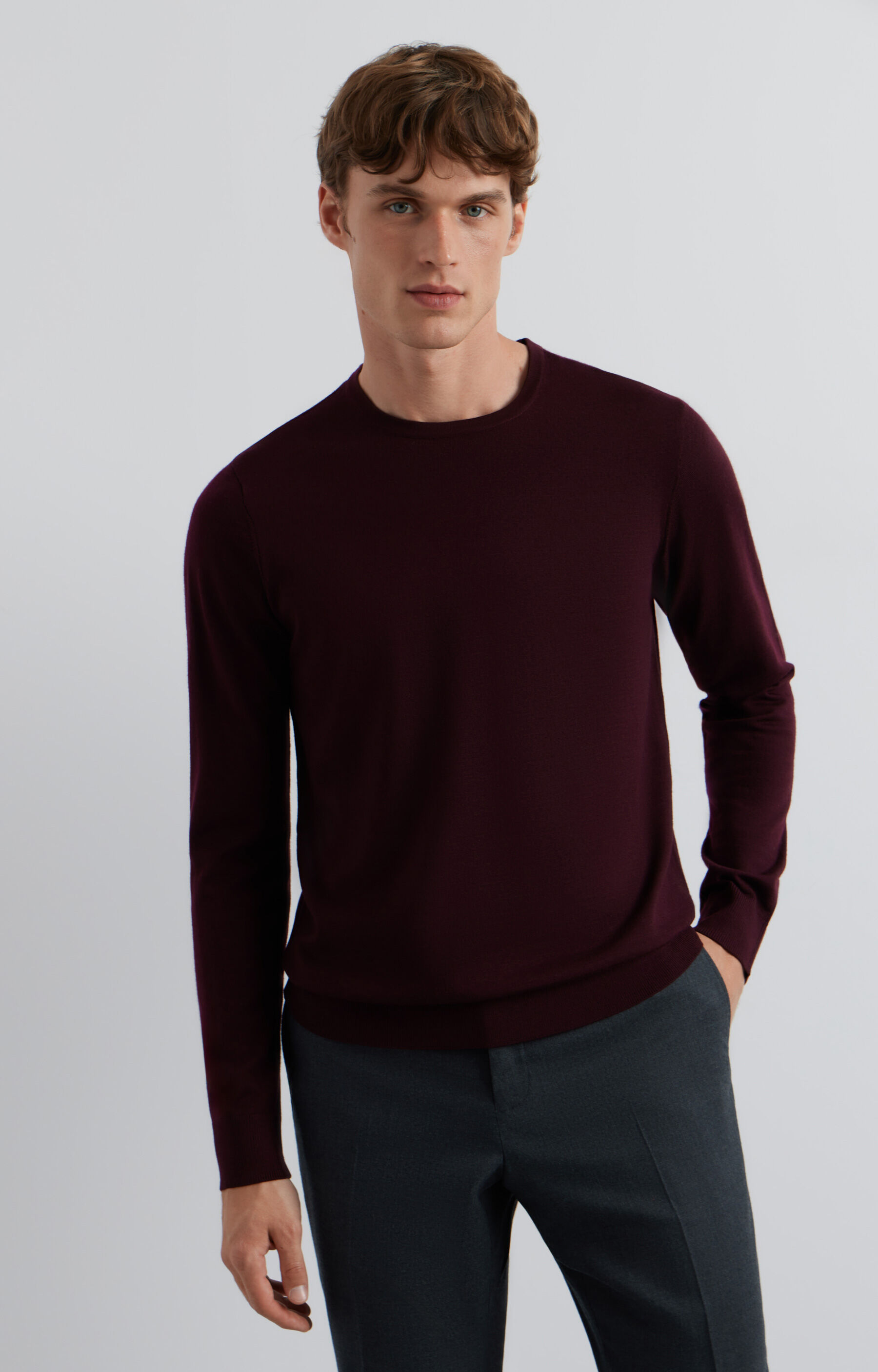 Gładki sweter
