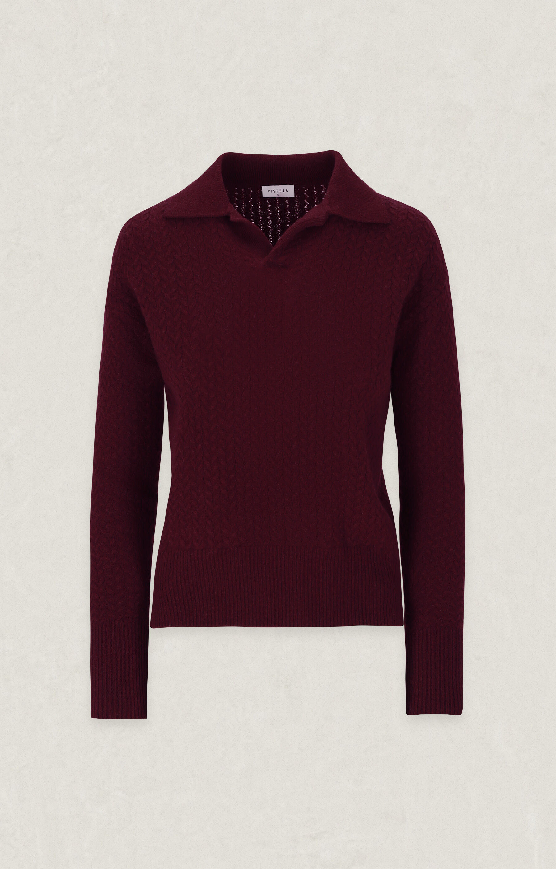 Sweter o warkoczowym splocie - 2