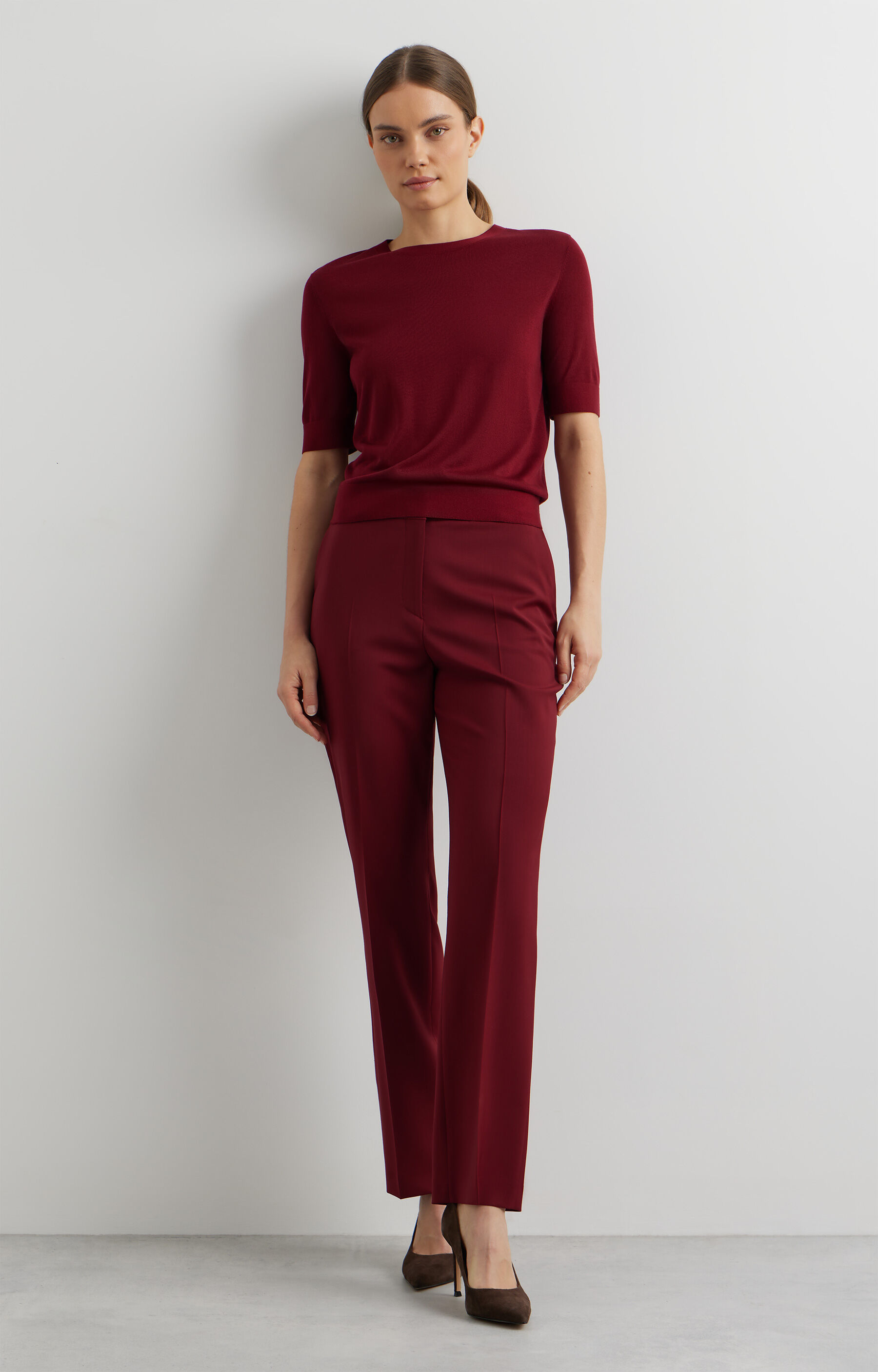 T-shirt swetrowy slim - 4