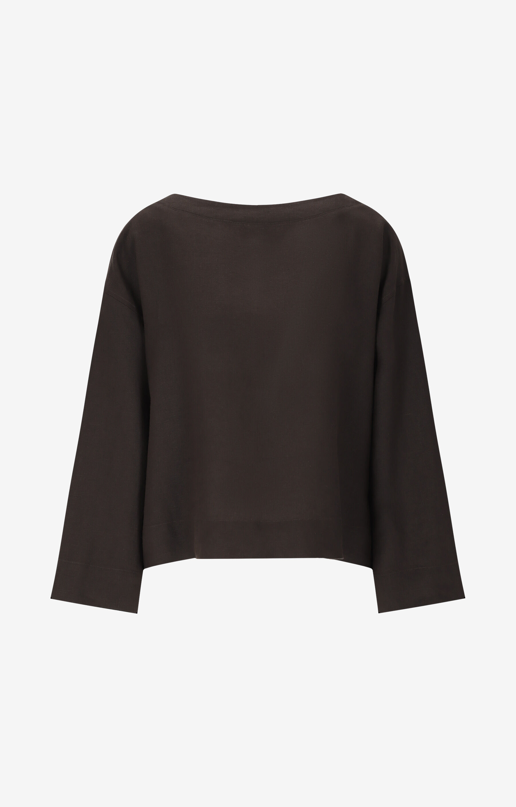 Lniana bluzka regular - 2