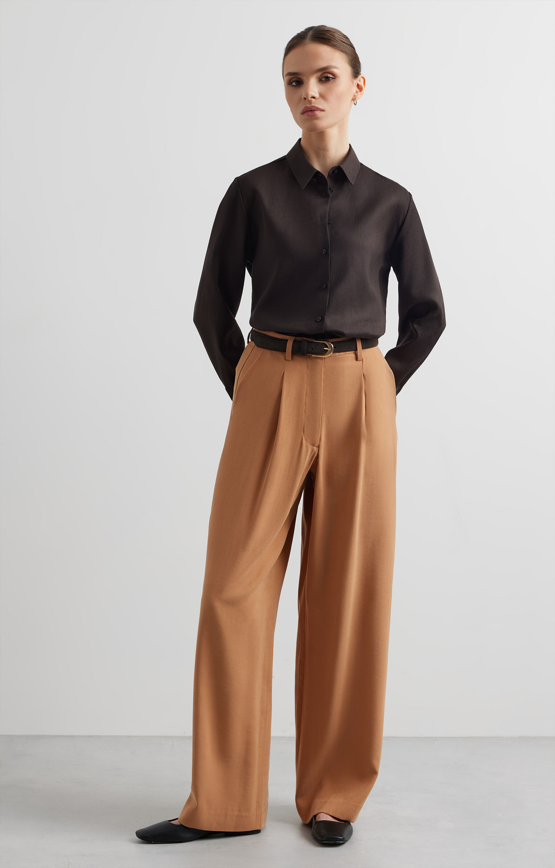 Lniana koszula slim - 3