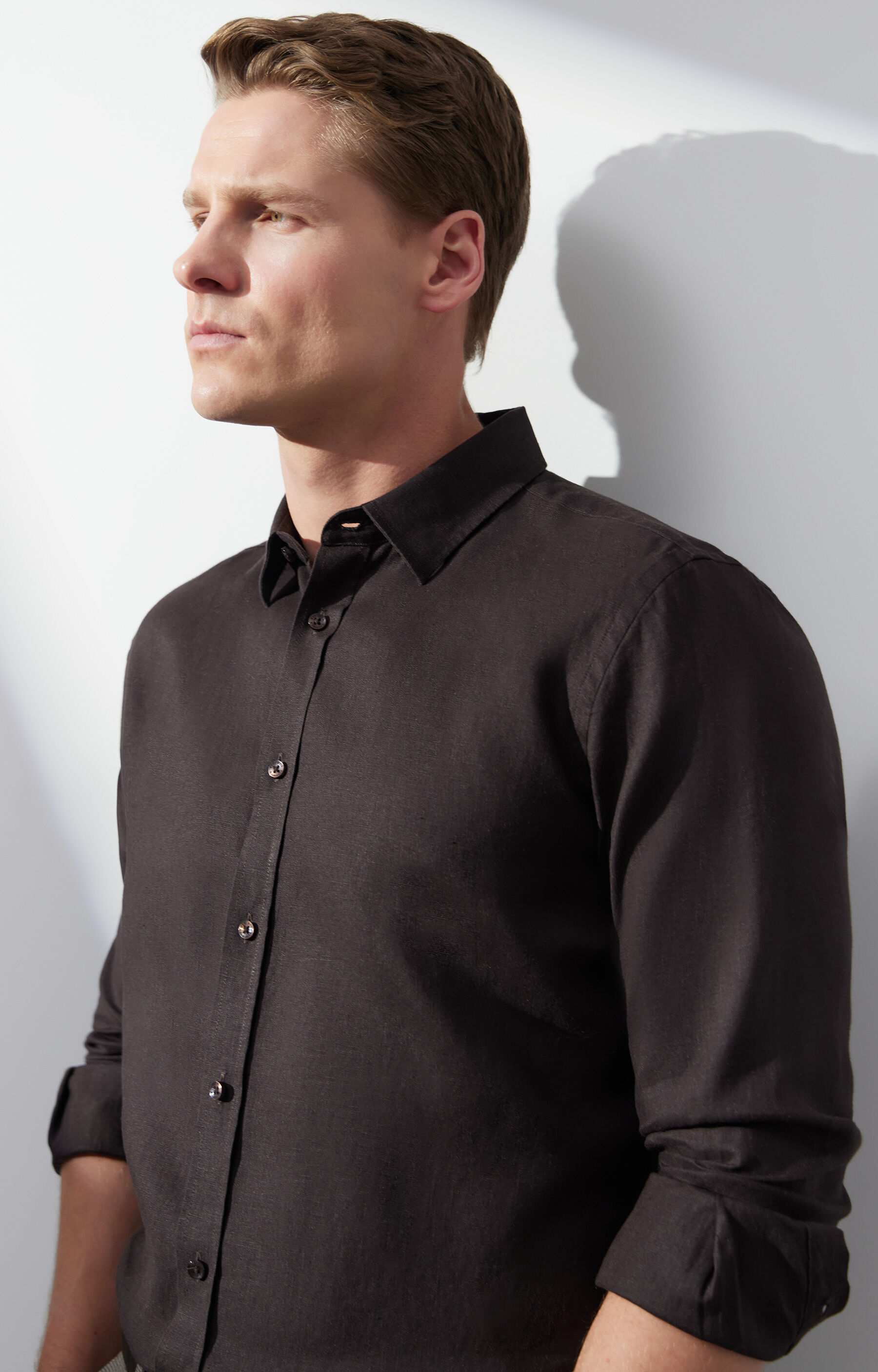 Lniana koszula regular - 9