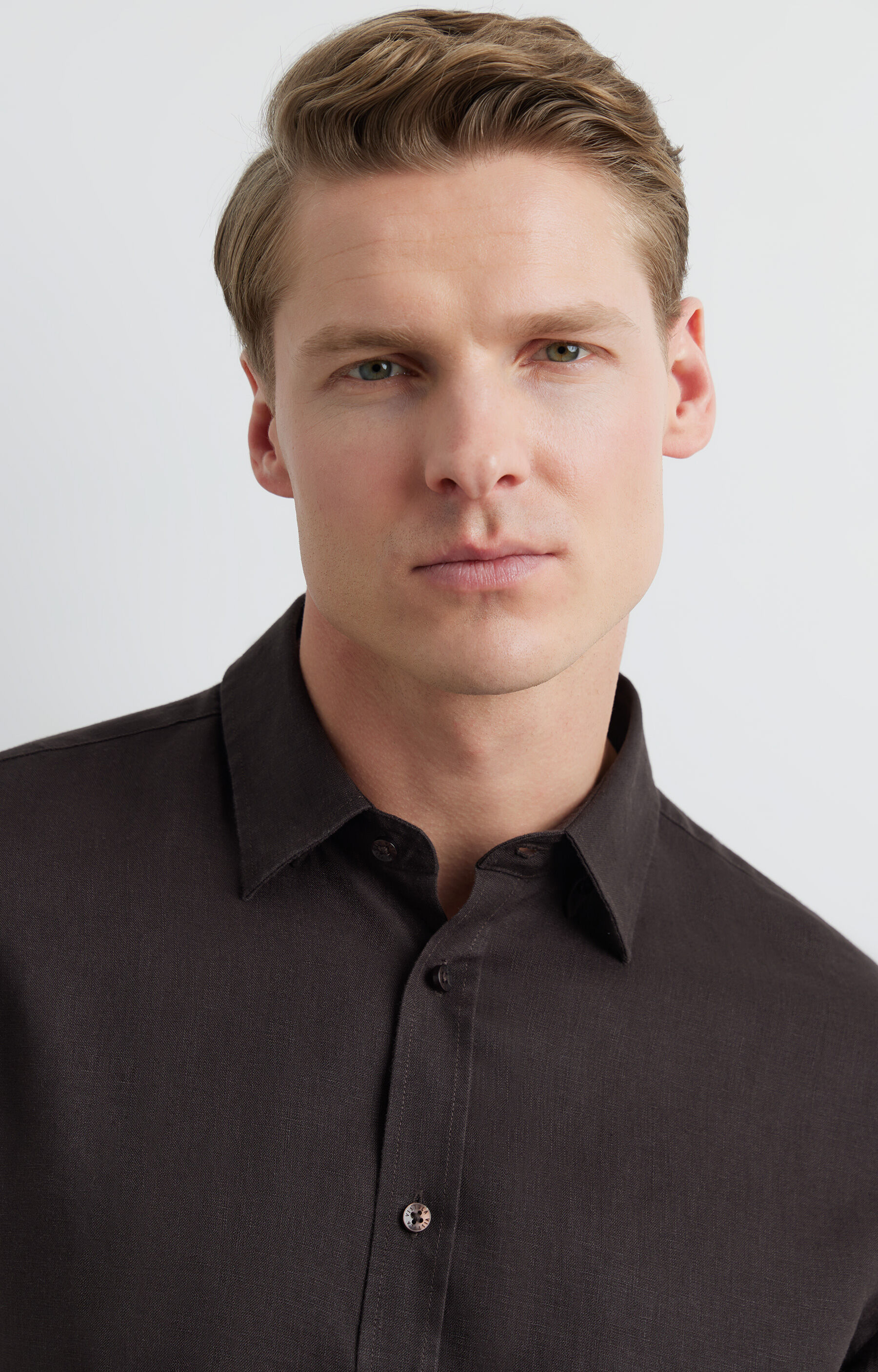 Lniana koszula regular - 3