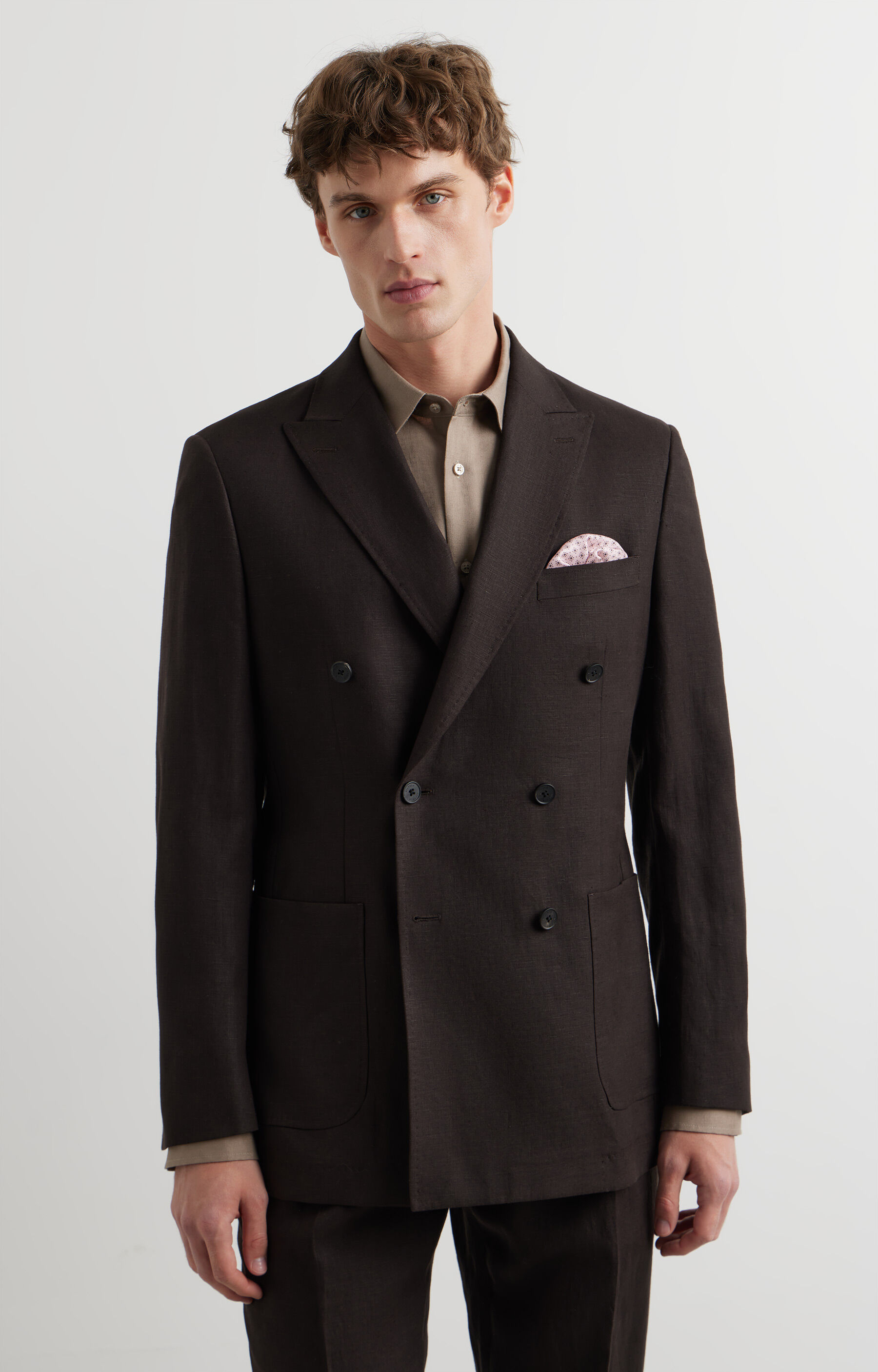 Dwurzędowa marynarka super slim do garnituru - Mix&Match