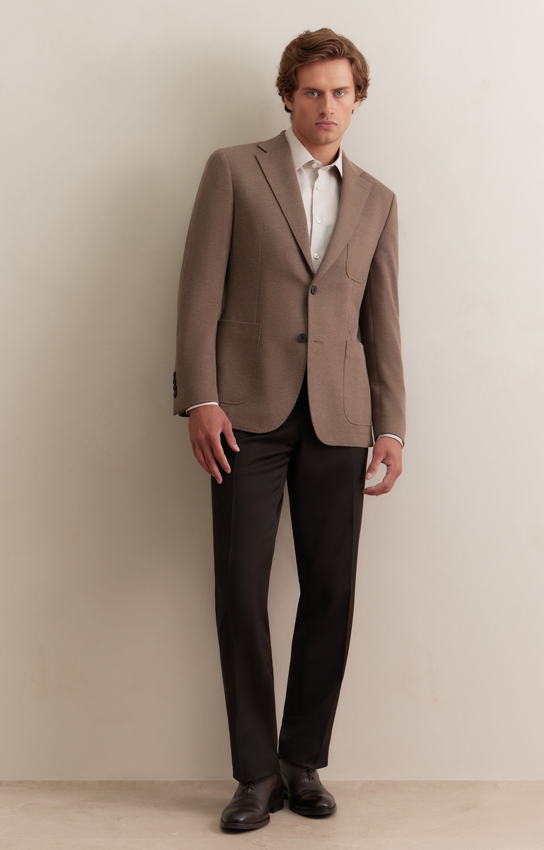 Dzianinowa marynarka super slim - 2