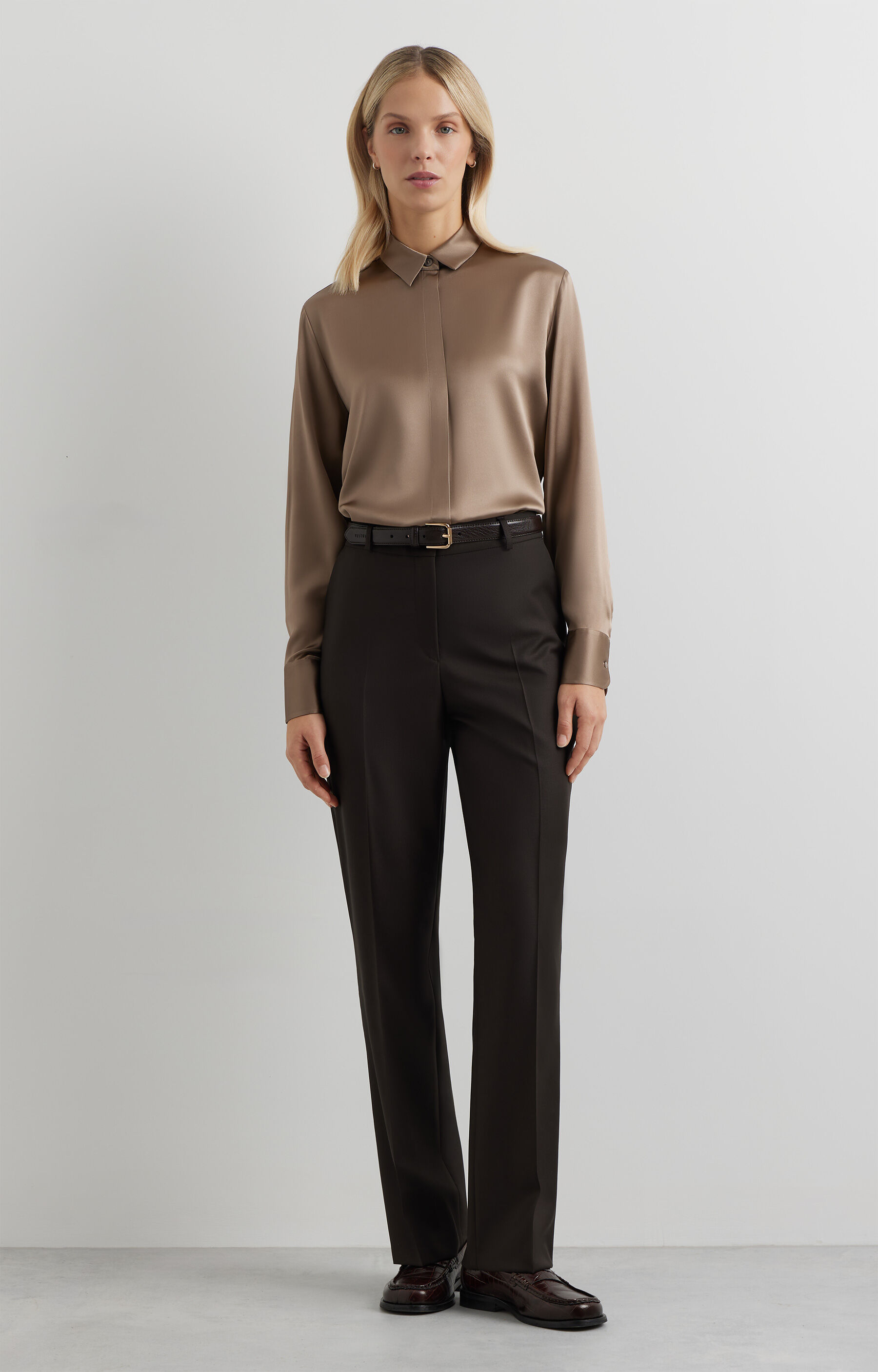 Brązowe spodnie - set VISTULA