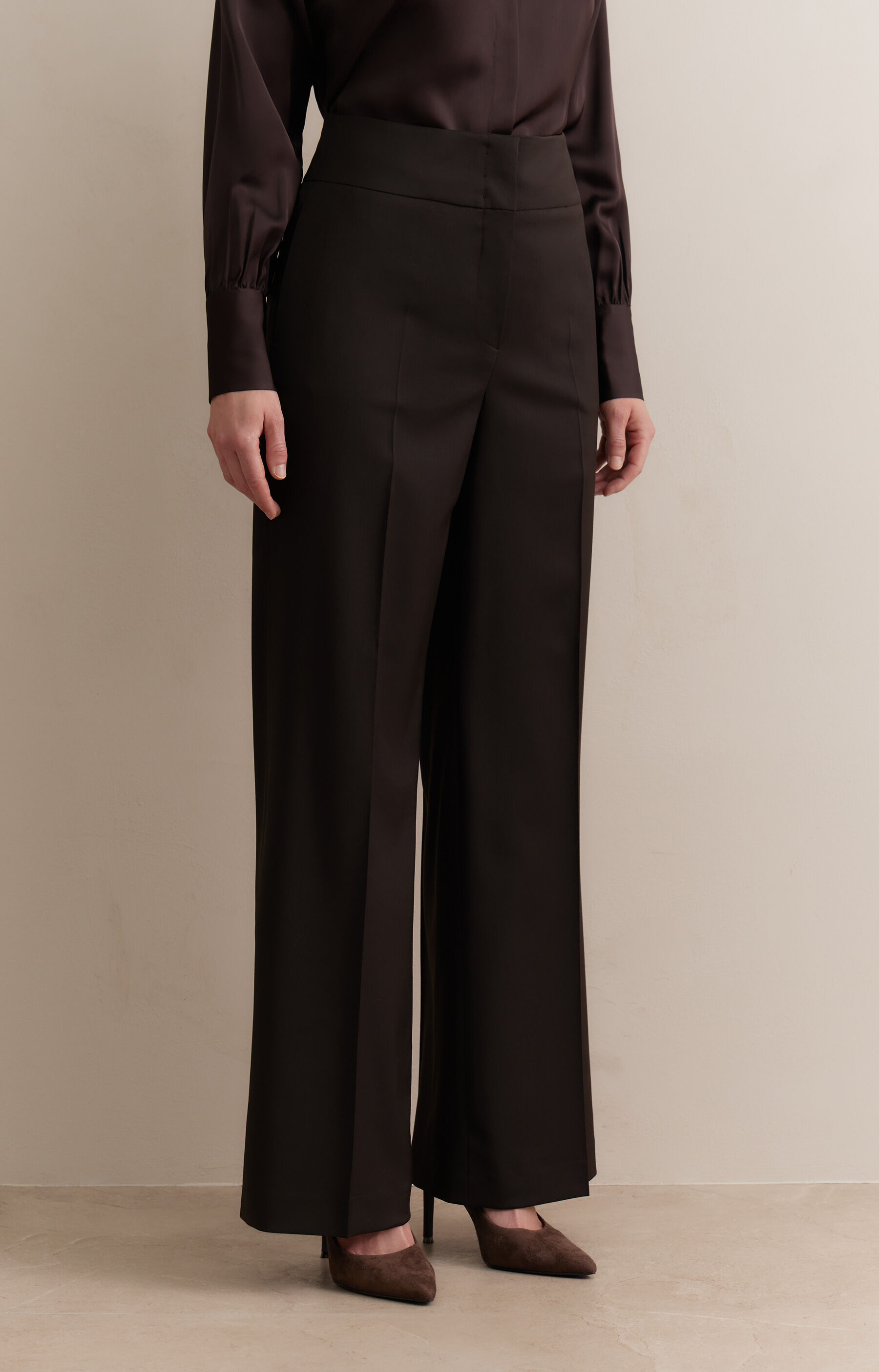 Spodnie relaxed fit do garnituru - Mix&Match - 3