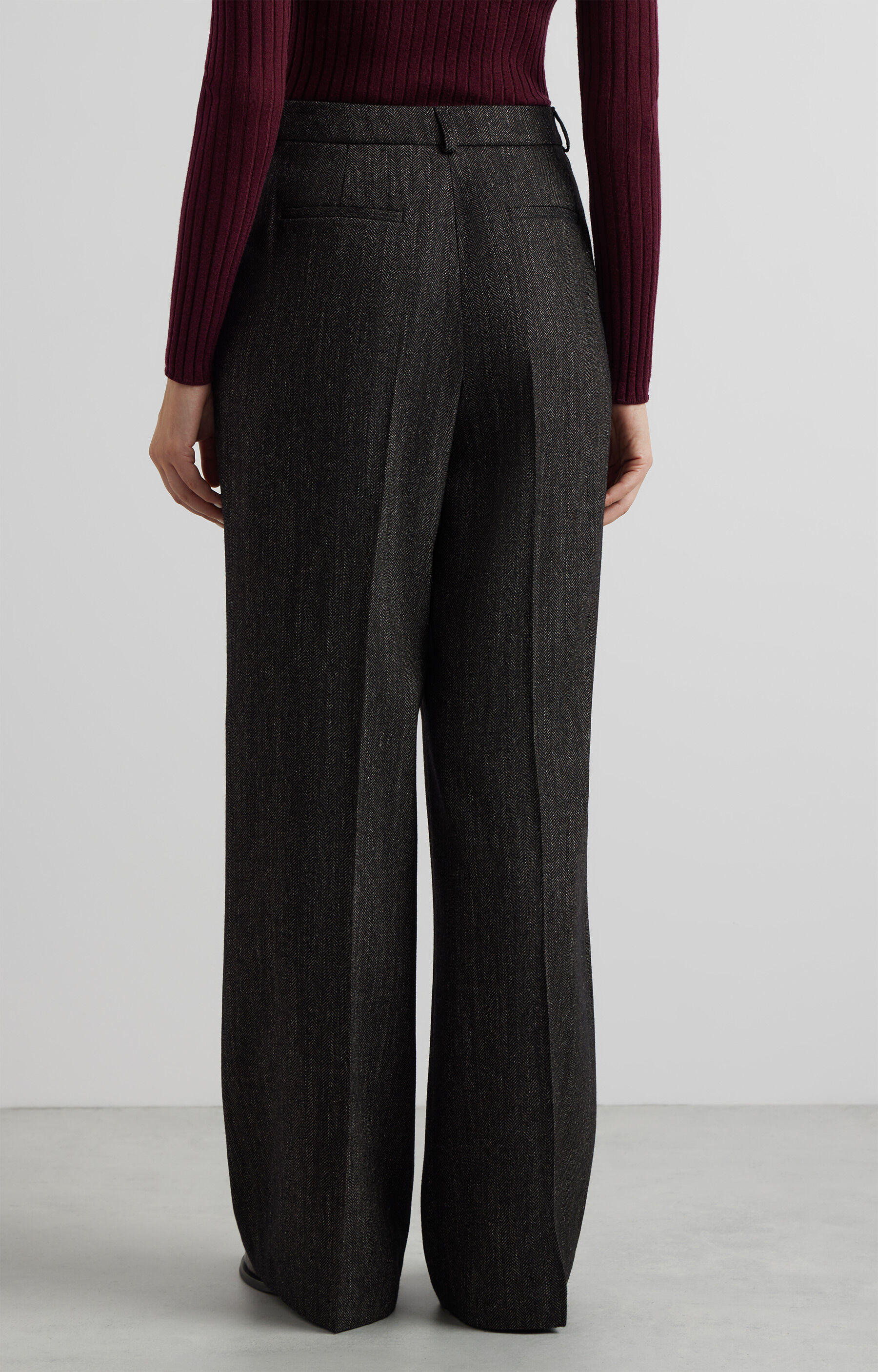 Spodnie wide leg do garnituru - Mix&Match - 3