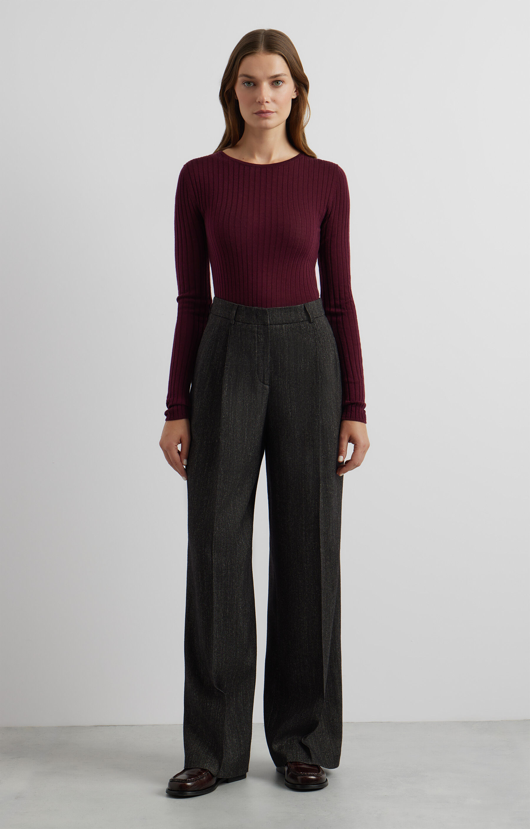 Spodnie wide leg do garnituru - Mix&Match