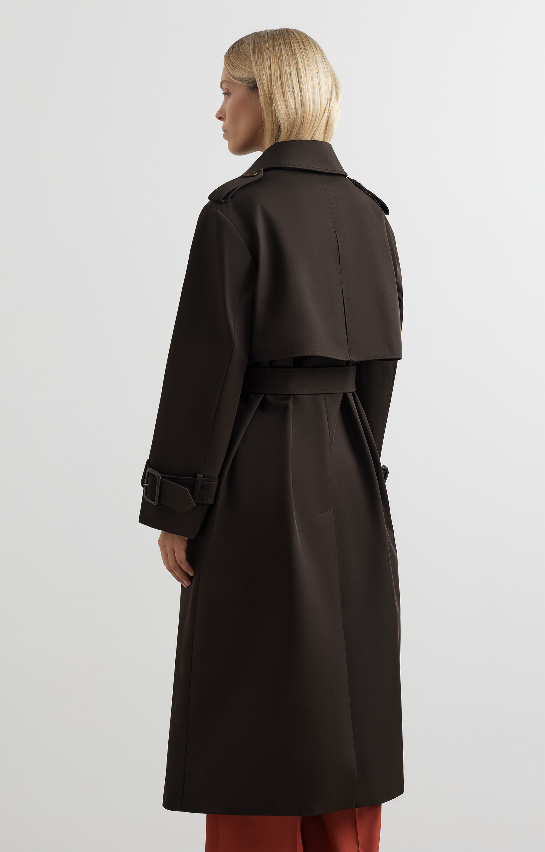 Dwurzędowy płaszcz slim - 4