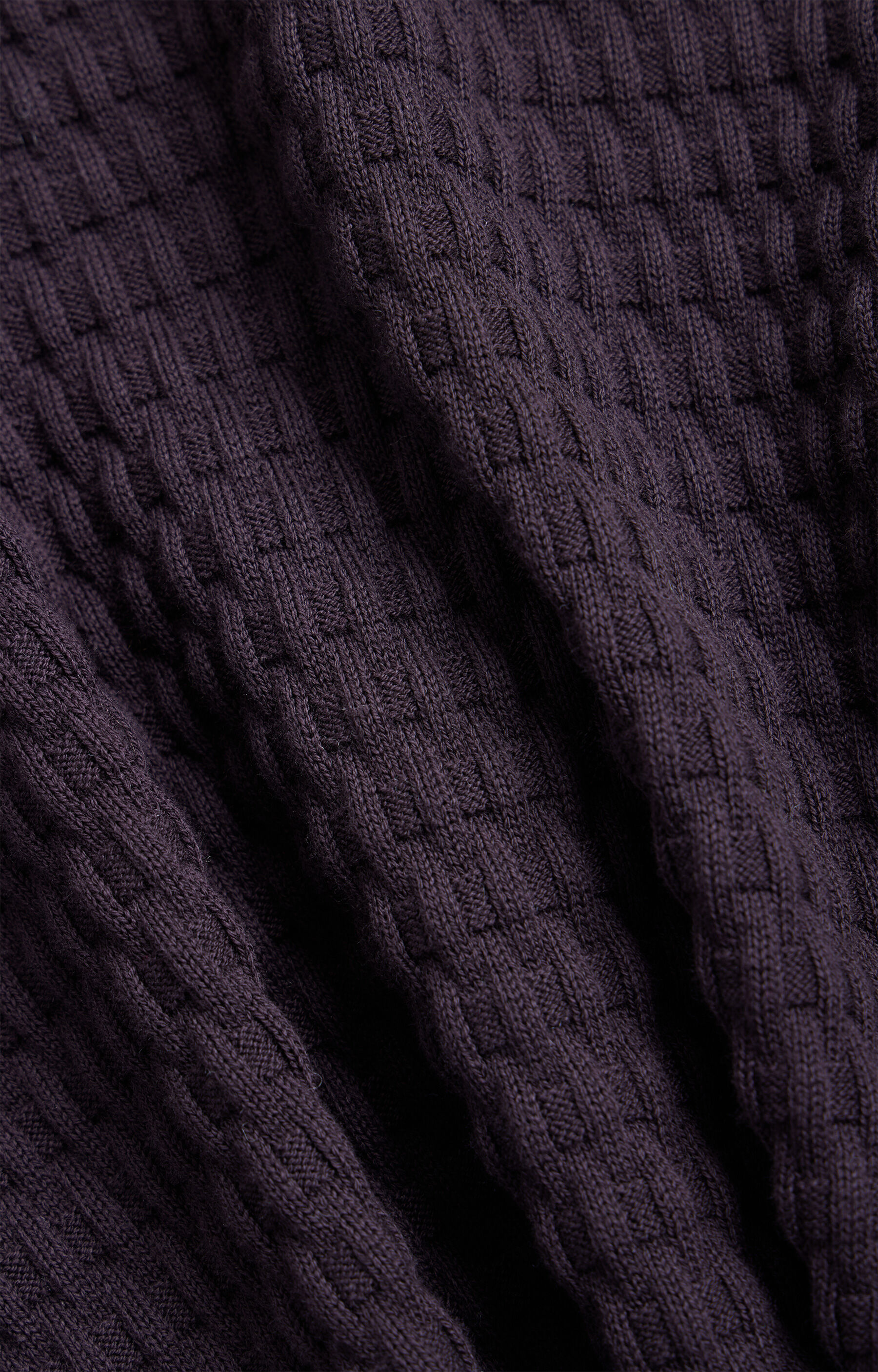 Bawełniany sweter w geometryczny wzór - 5