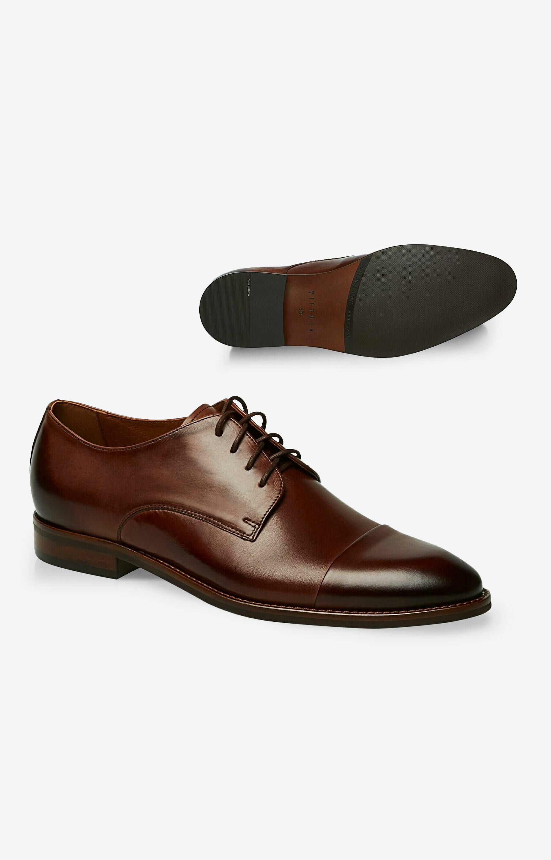 Skórzane buty typu derby - 3